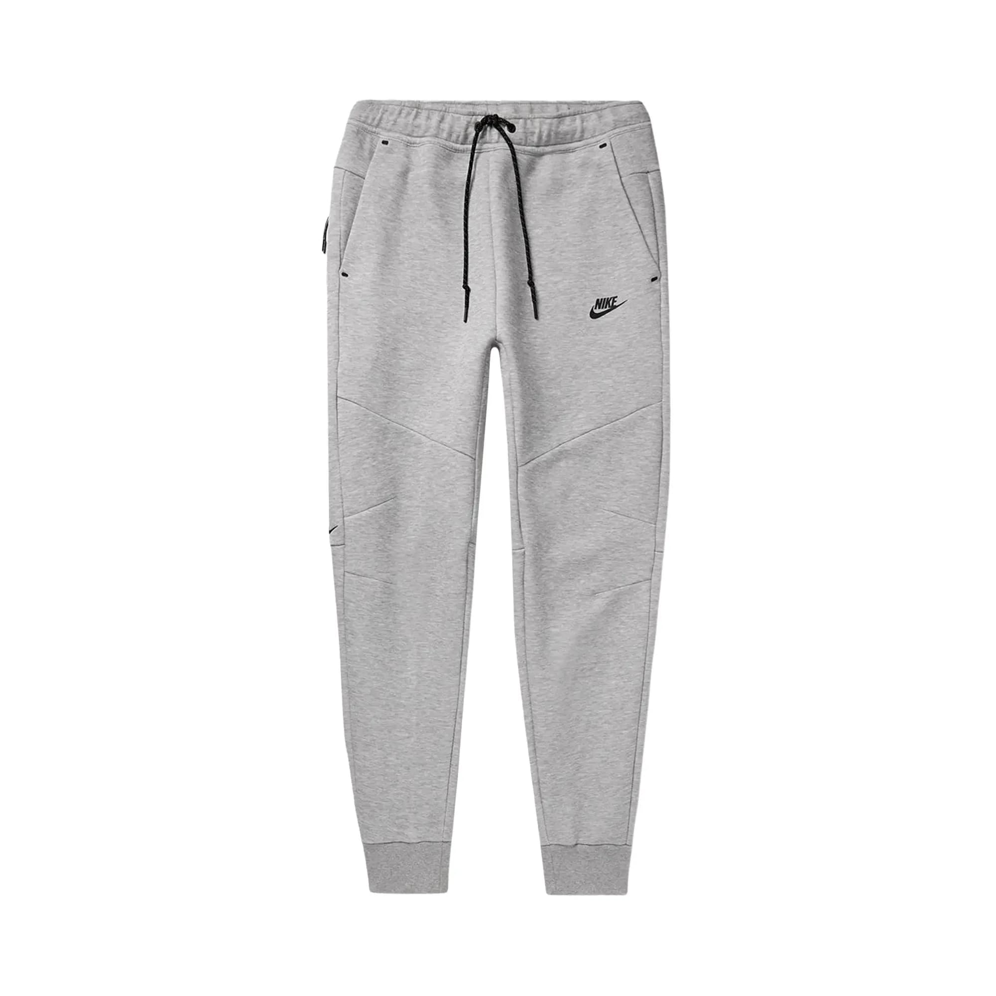 Nike Tech Fleece Jogger Pants 'Dark Grey Heather/Black' by Nike