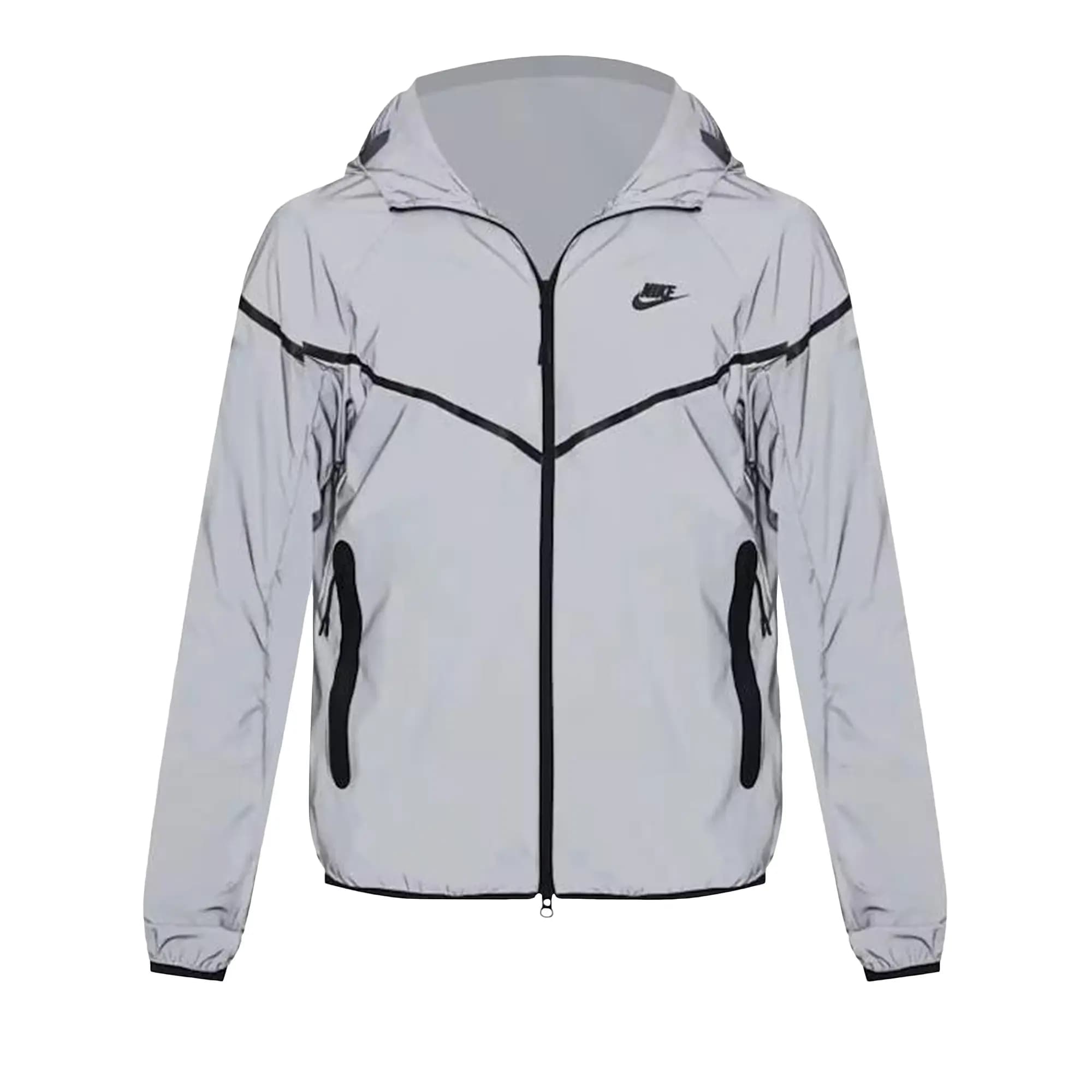 Nike Tech Woven Flash Jacket 'Reflect Silver/Black' by Nike