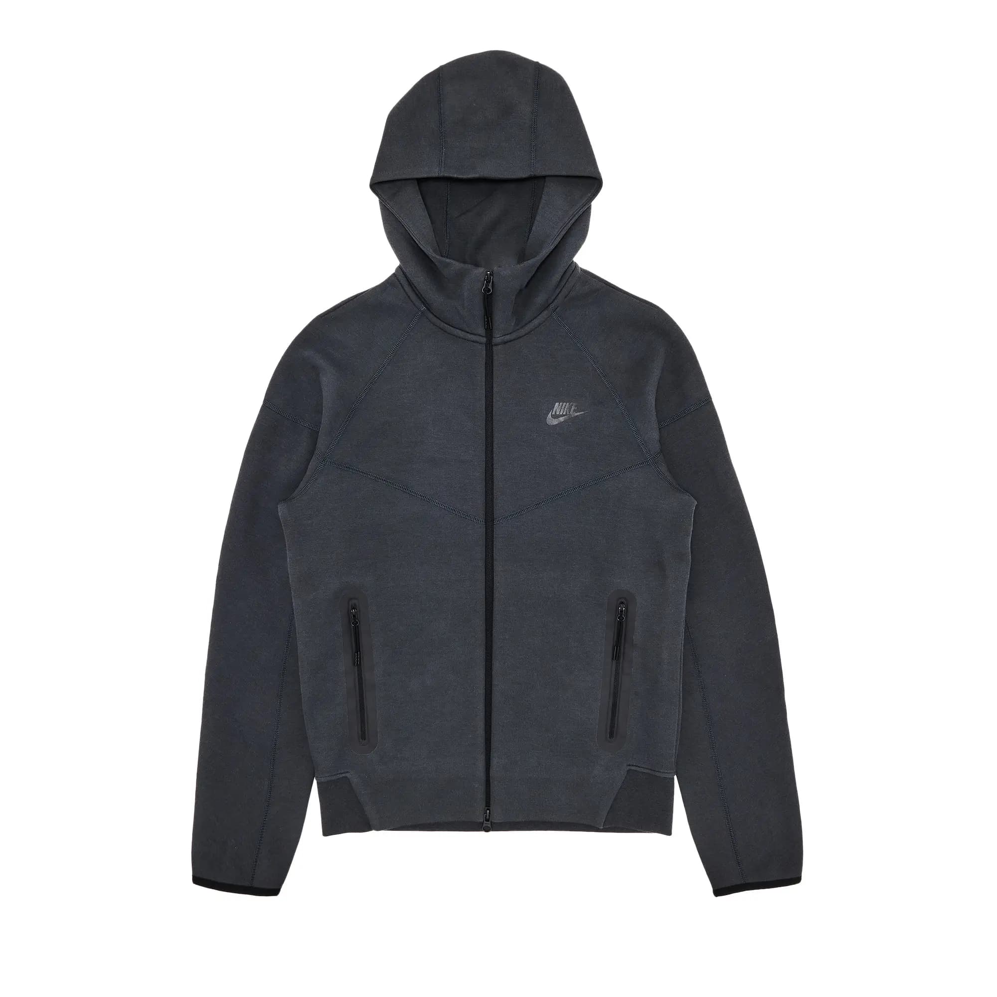 Nike Sportswear Tech Fleece Windrunner Full Zip Hoodie 'Anthracite/Black' by Nike