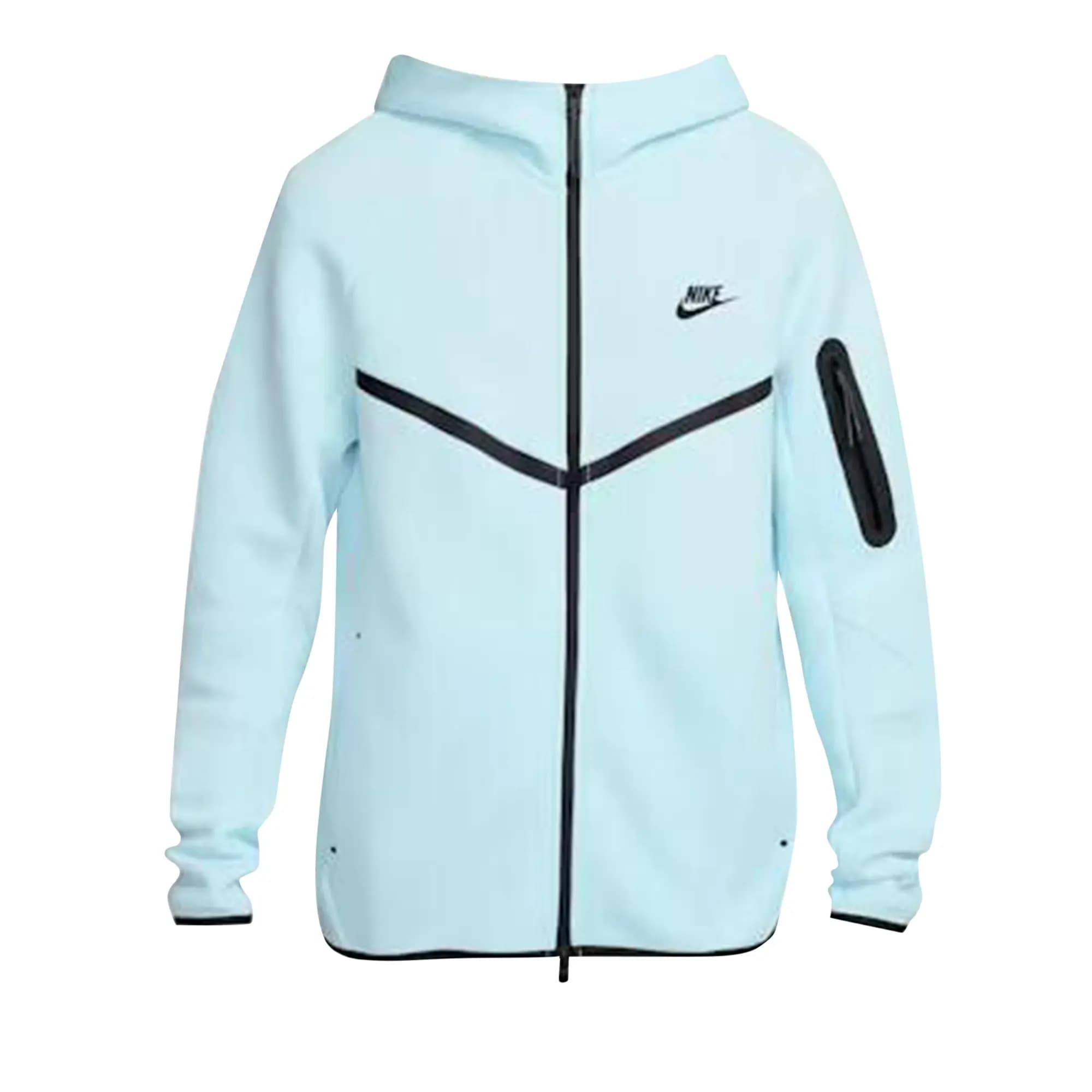 Nike Tech Full-Zip Windrunner Hoodie 'Glacier Blue' by Nike
