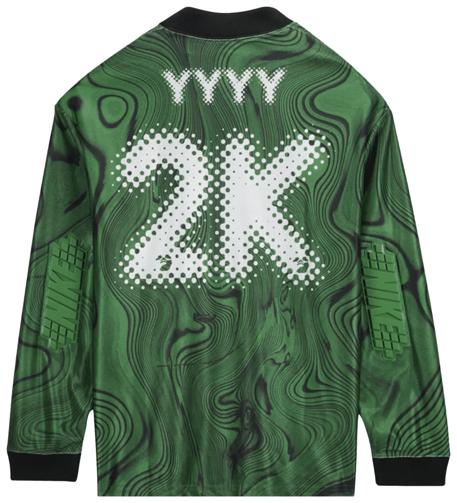 Nike x Off-White All-Over Print Jersey 'Kelly Green/White' 2