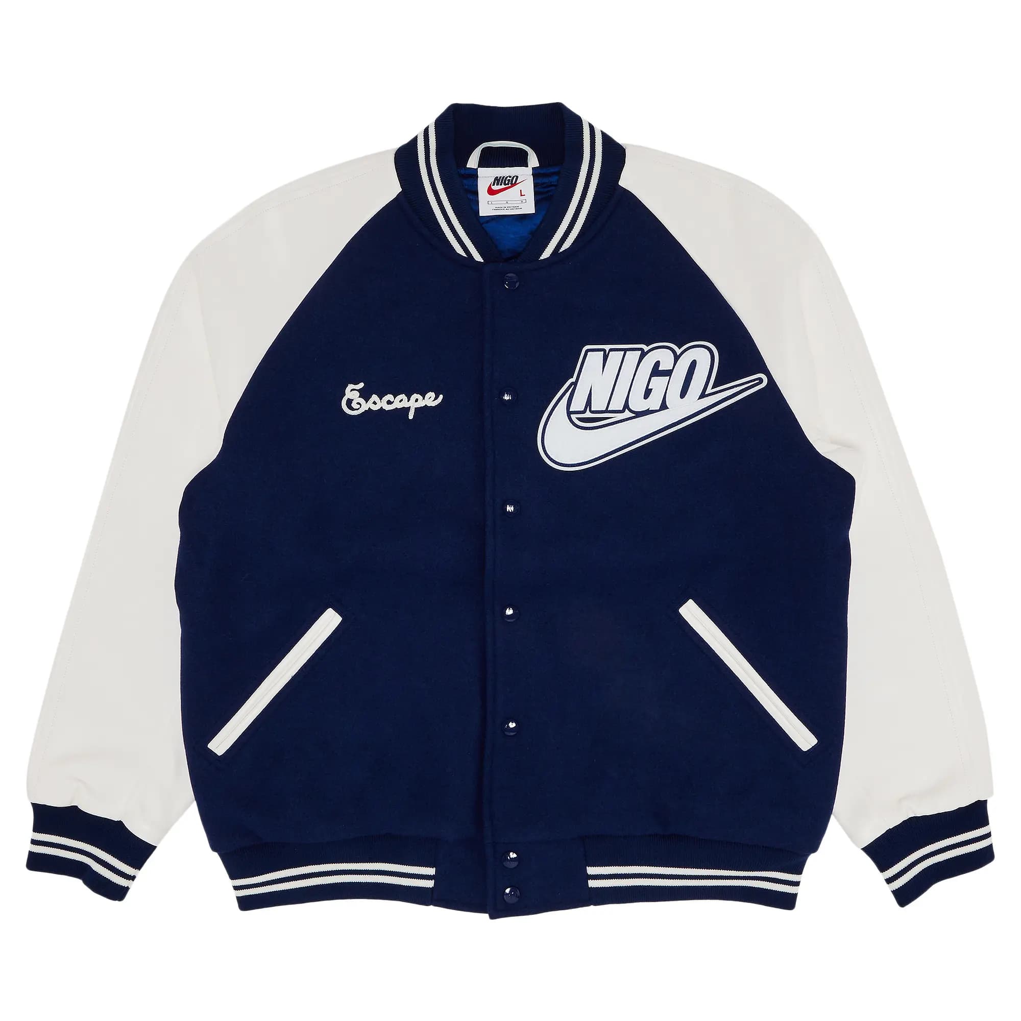 Nike x Nigo NRG Varsity Jacket 'Navy' by Nike