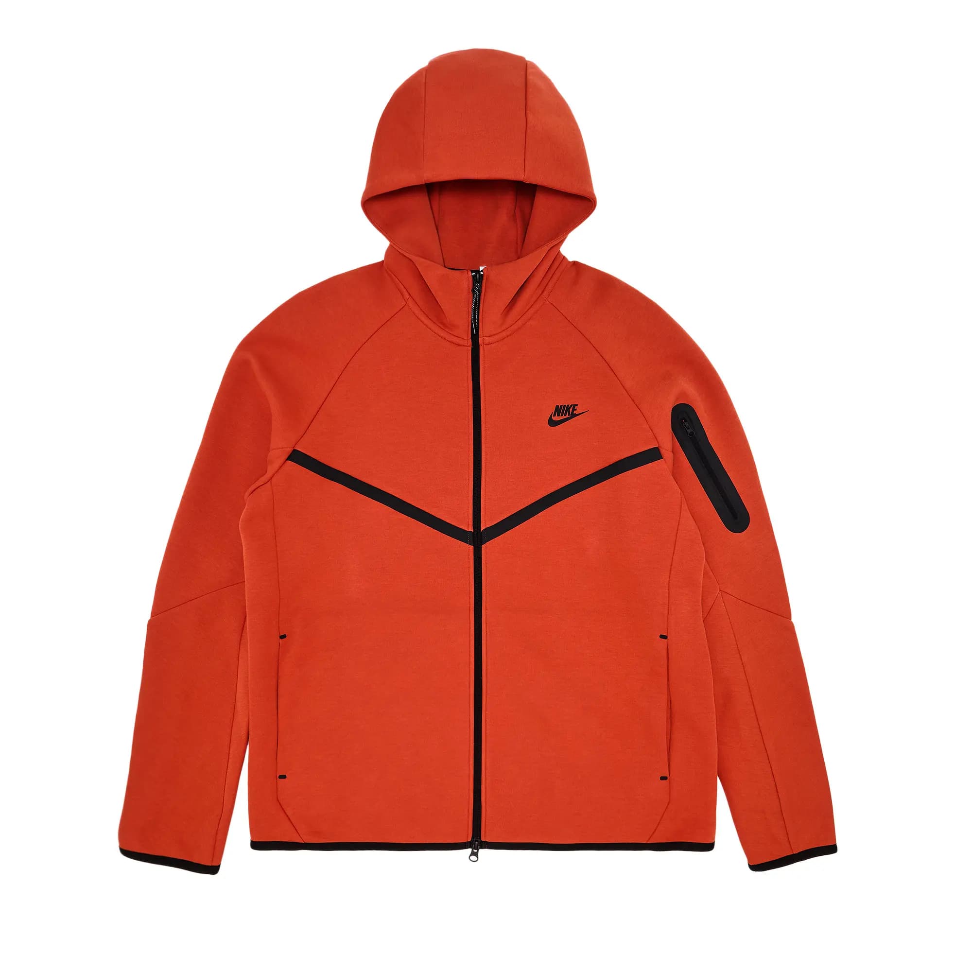 Nike Tech Full Zip Windrunner Hoodie 'Vintage Coral/Black' by Nike