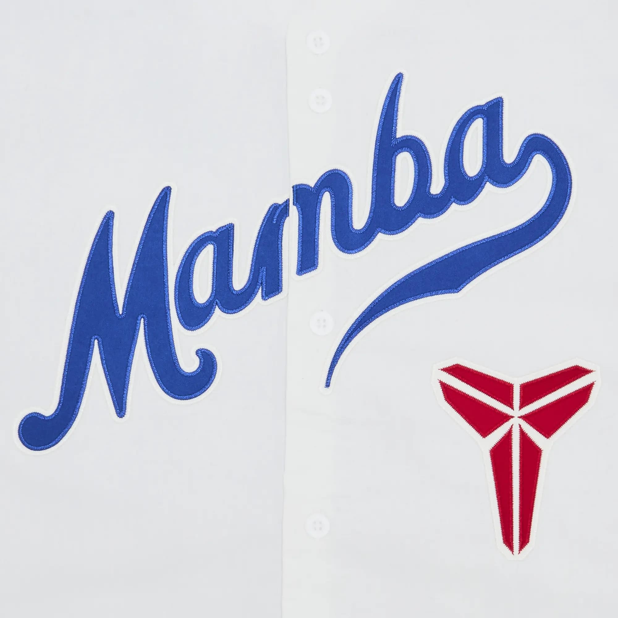 Nike x Kobe Bryant Baseball Jersey 'White/Game Royal' 3