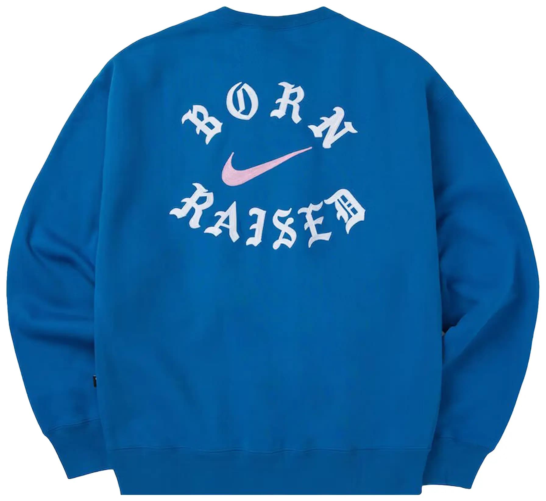Nike x Born x Raised Crewneck Sweatshirt 'Blue' 2
