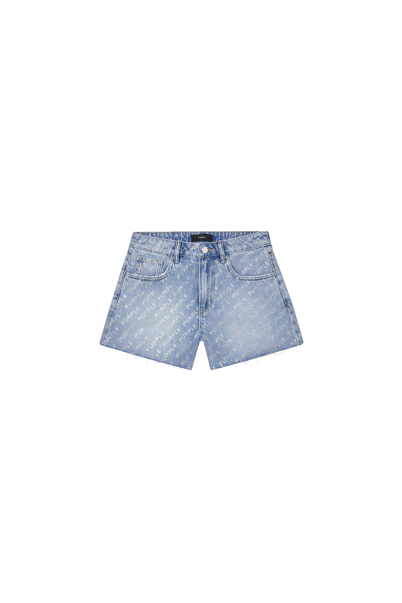 Logo Bling Cut Off Short by Purple Brand