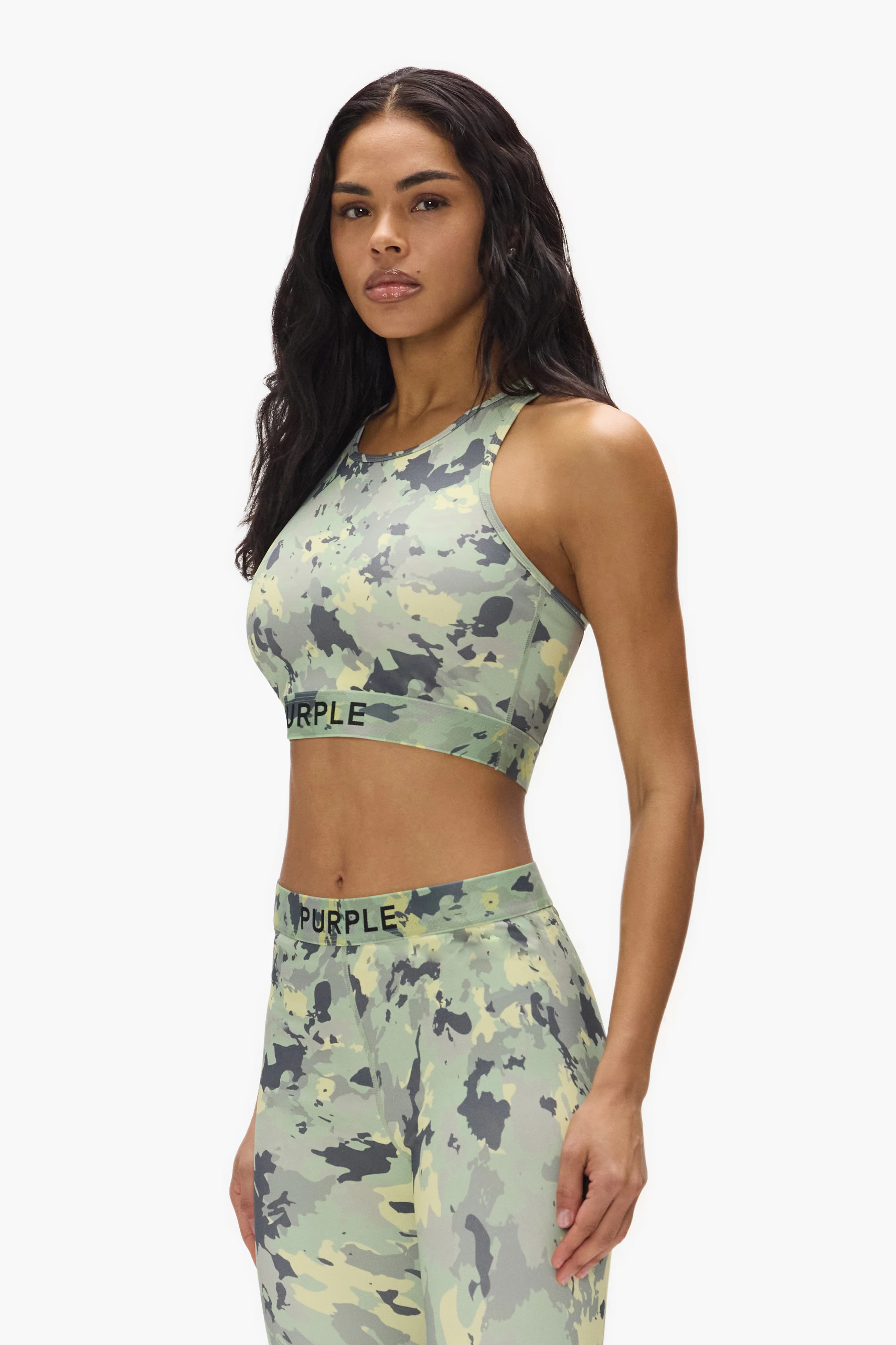 Painted Camo Nylon Bralette 3