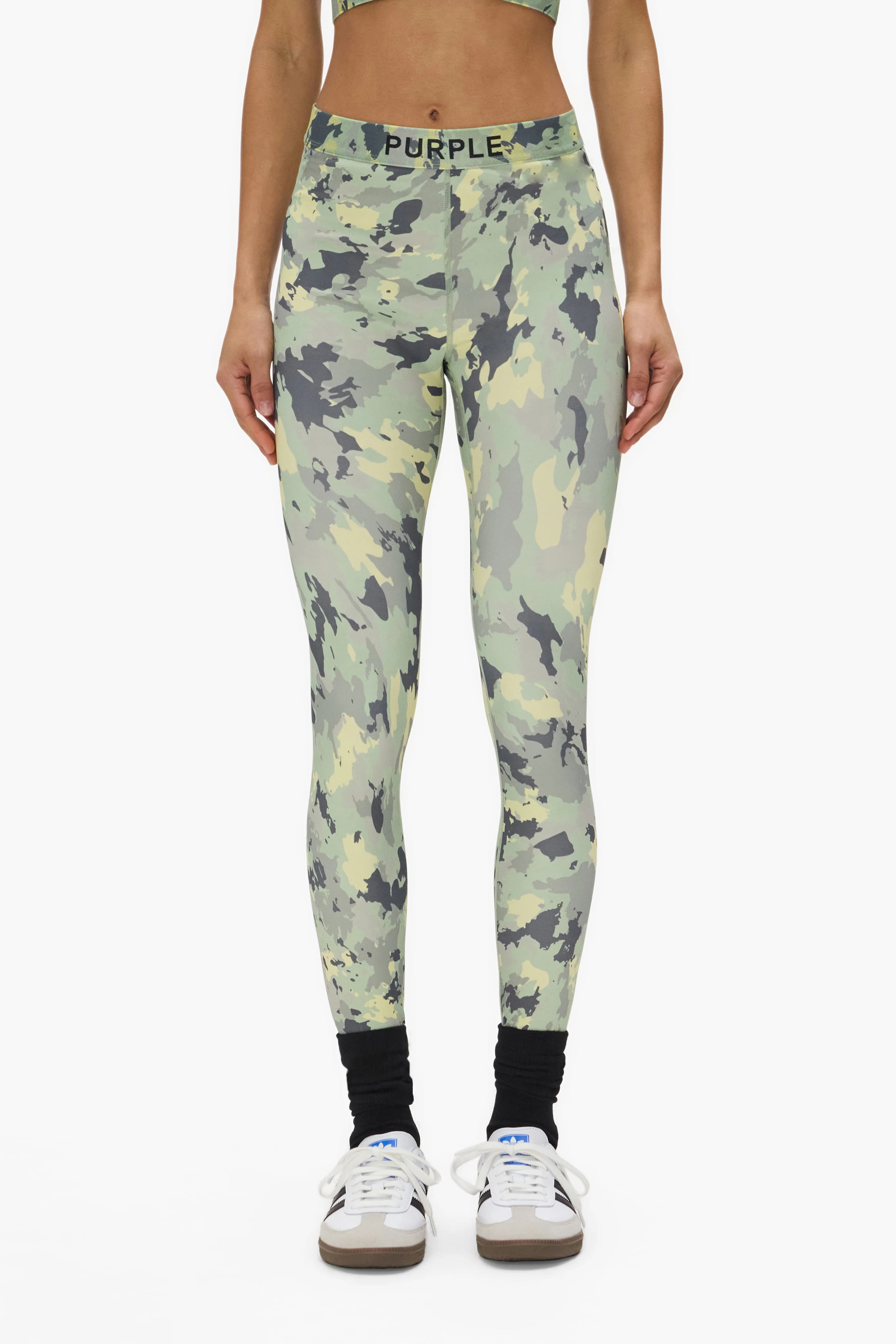 Painted Camo Nylon Legging 2
