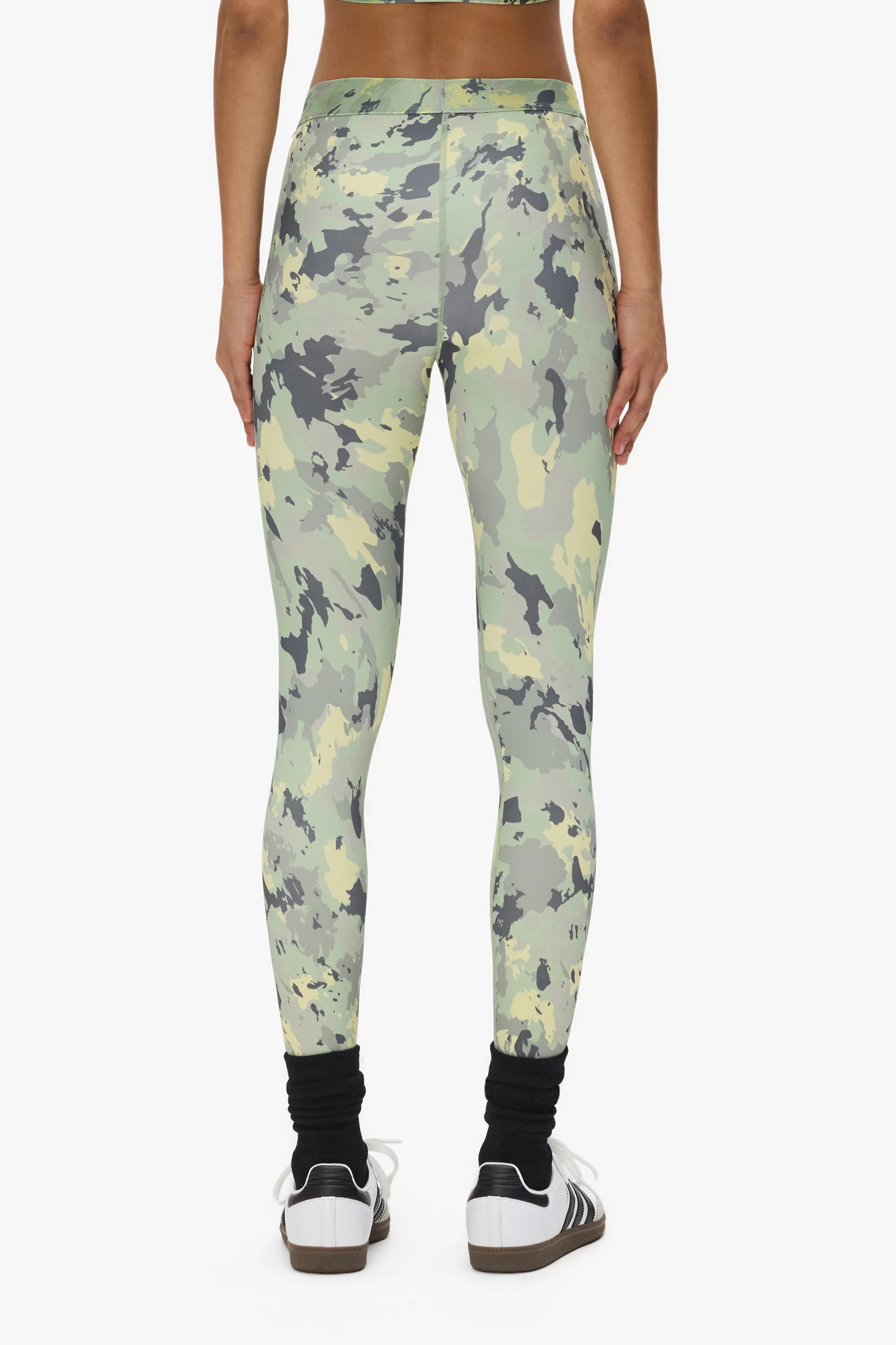 Painted Camo Nylon Legging 4
