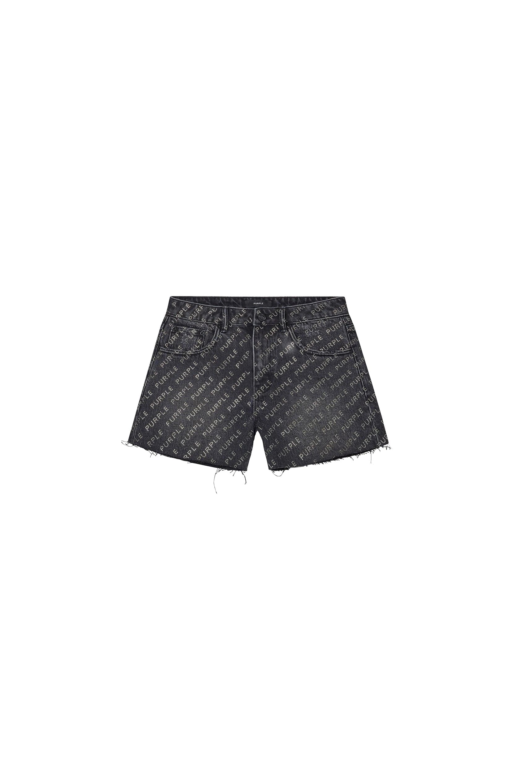 Logo Bling Cut Off Short by Purple Brand