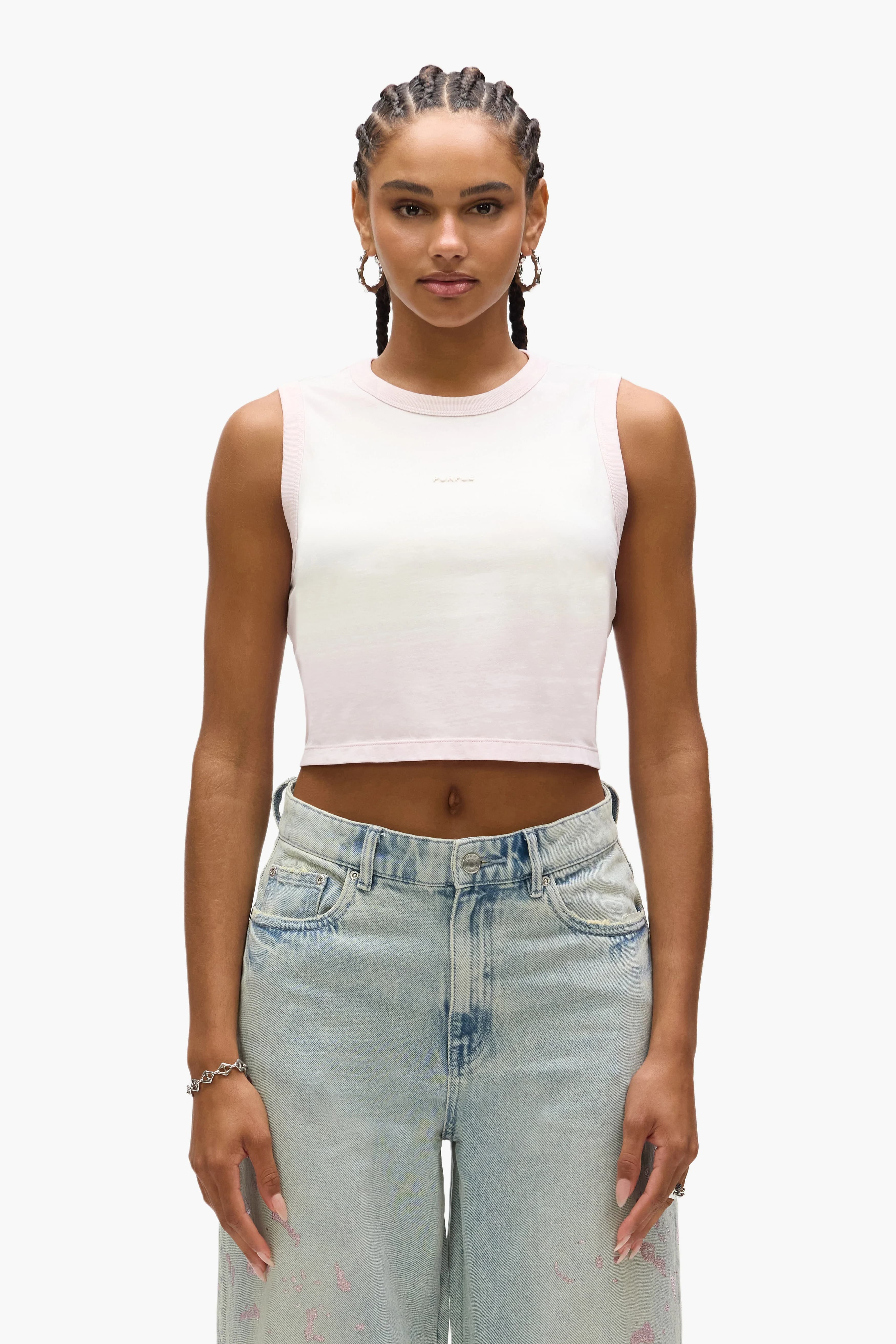 Wordmark Muscle Tee by Purple Brand