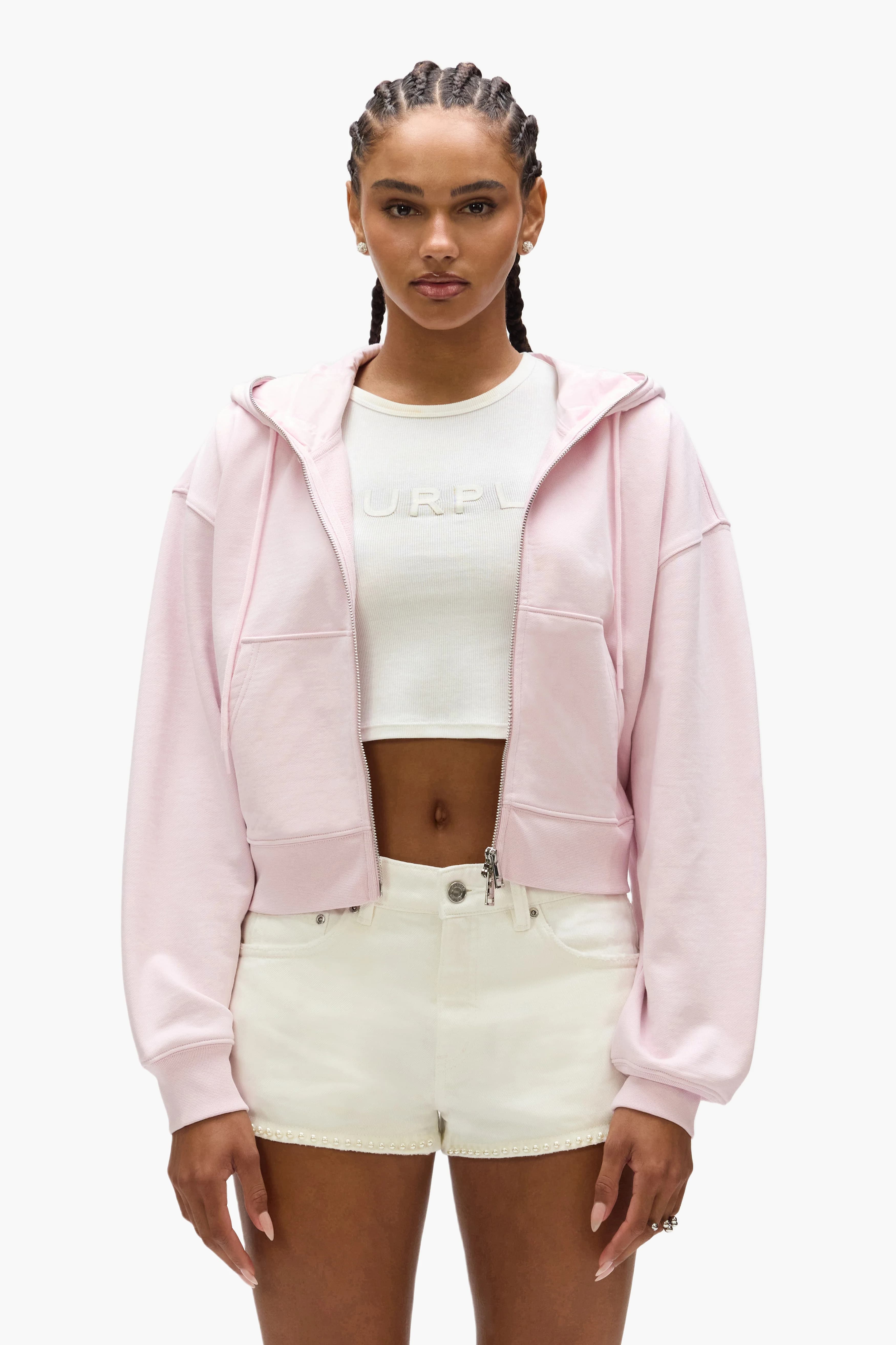Edge Zip Hoodie by Purple Brand