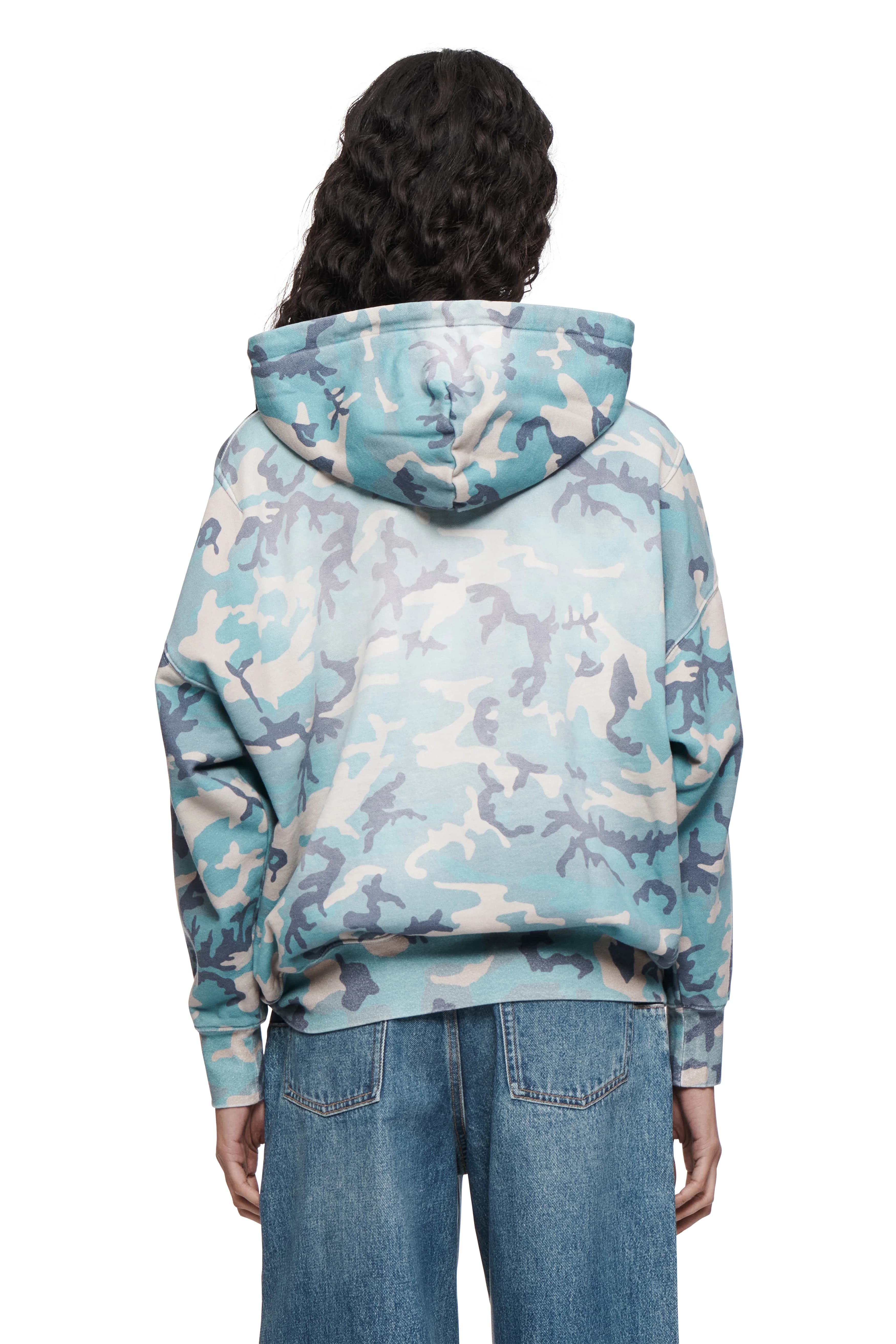 Faded Camo Pull Over Hoodie 2