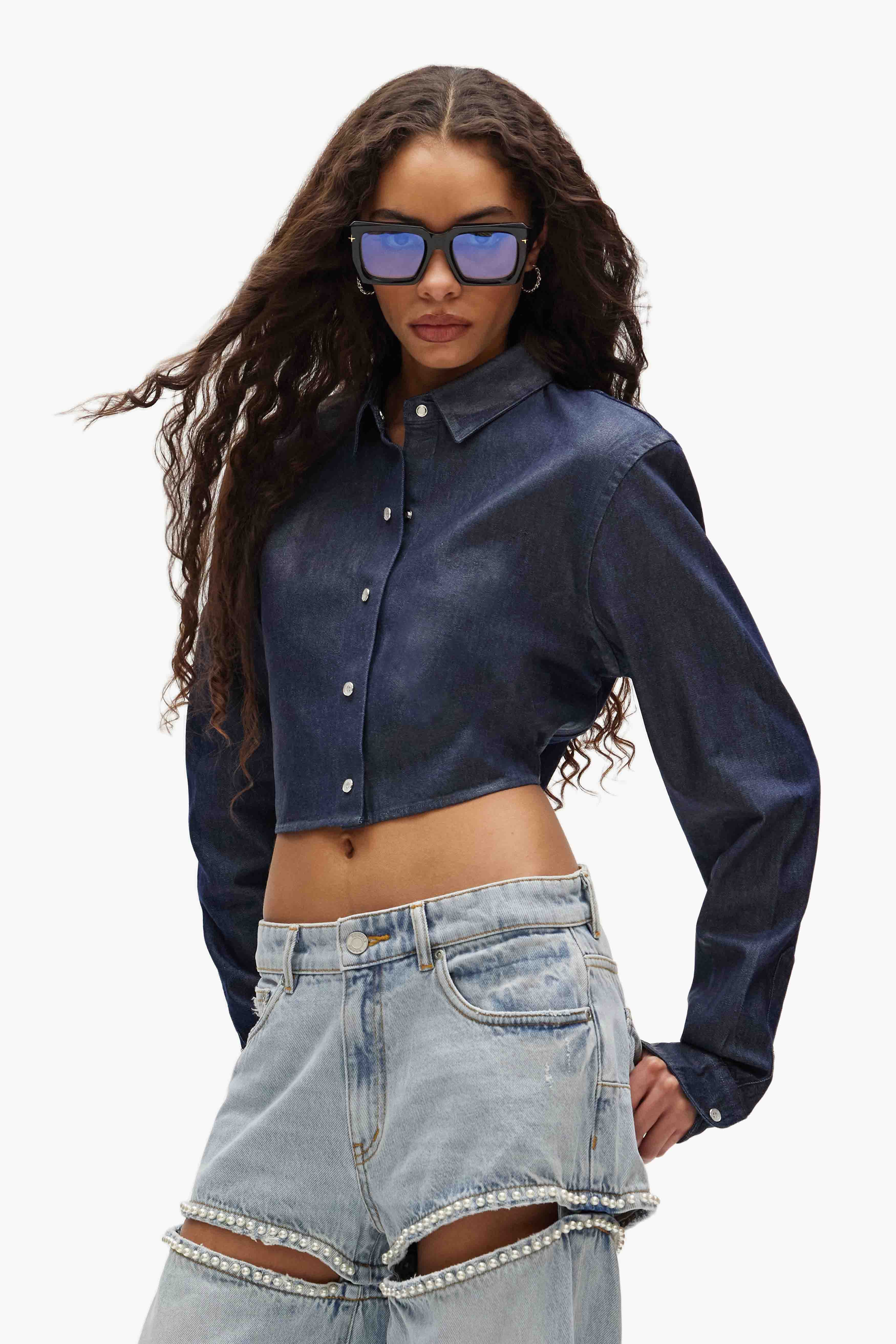 Pearl Button Up Shirt 4