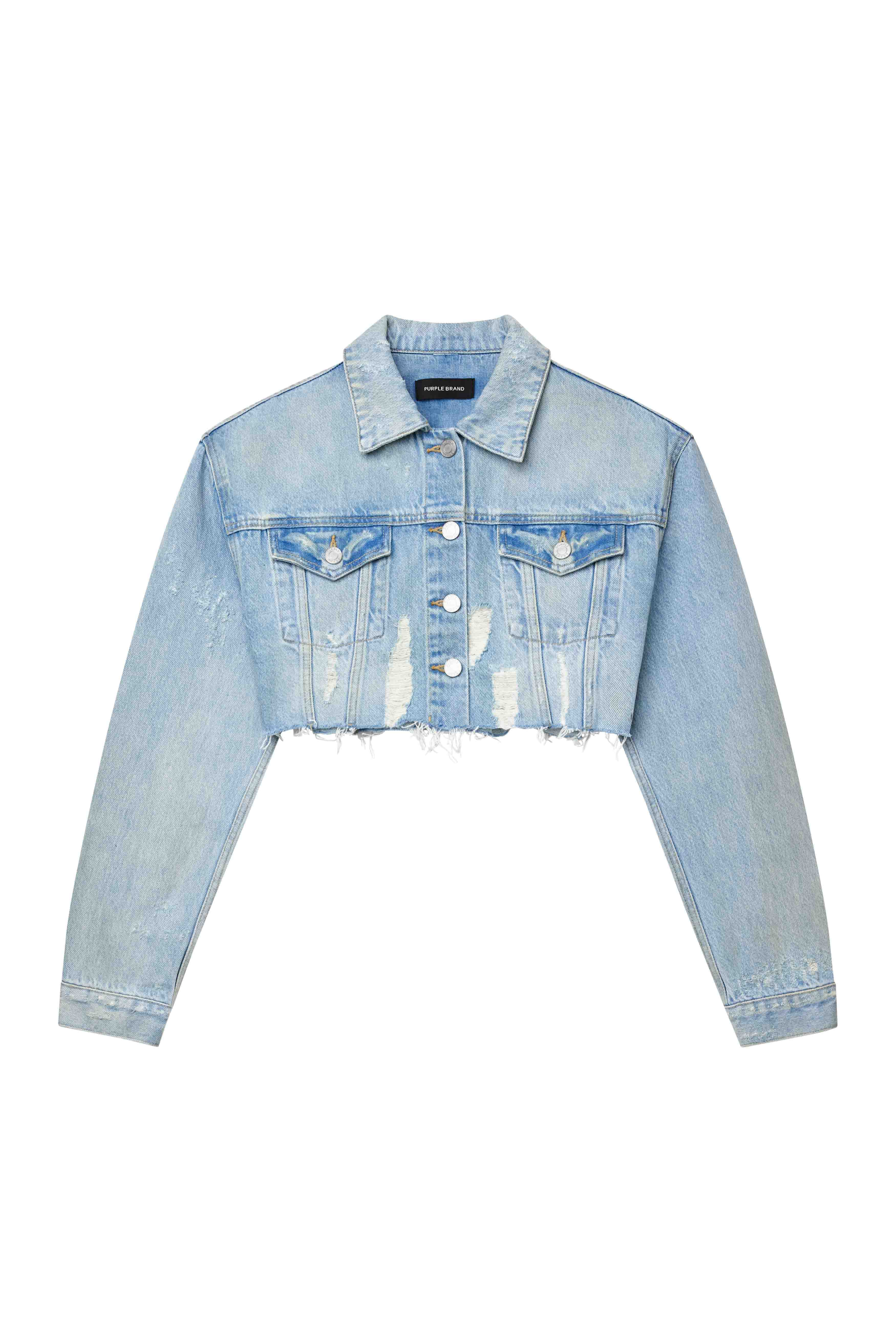 Cropped Denim Jacket 5