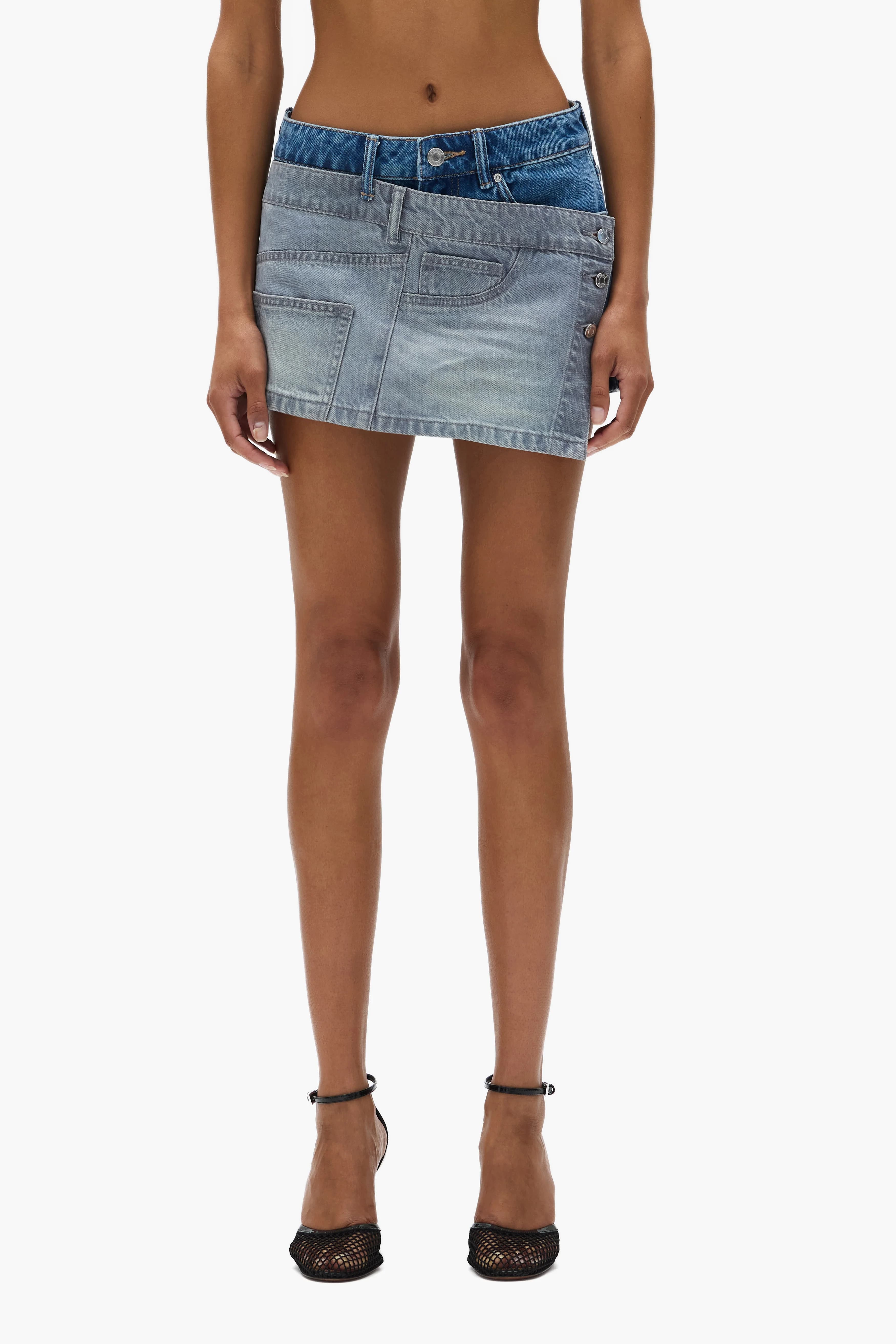 Dual Tone Skort by Purple Brand