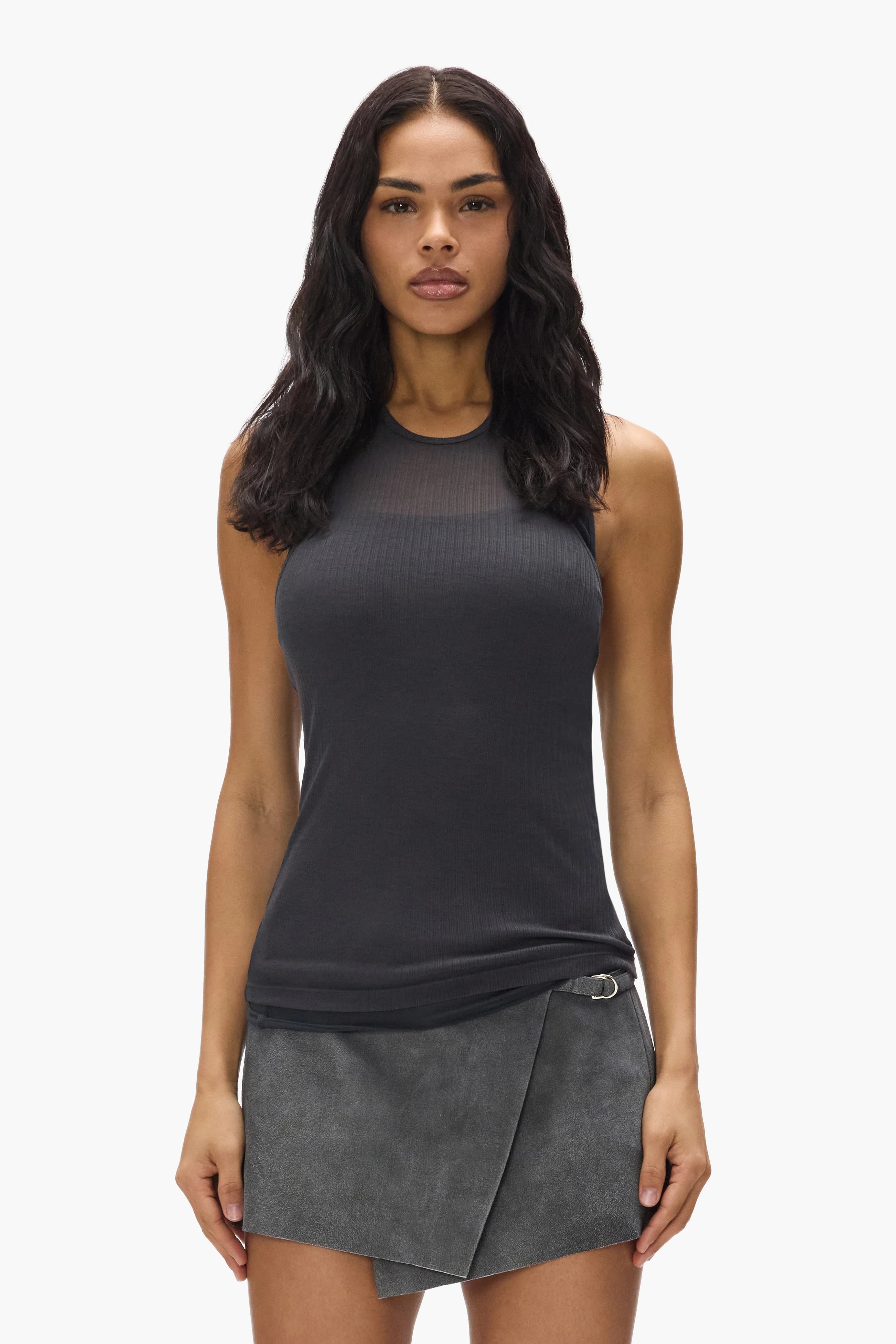 Sheer Layered Top by Purple Brand