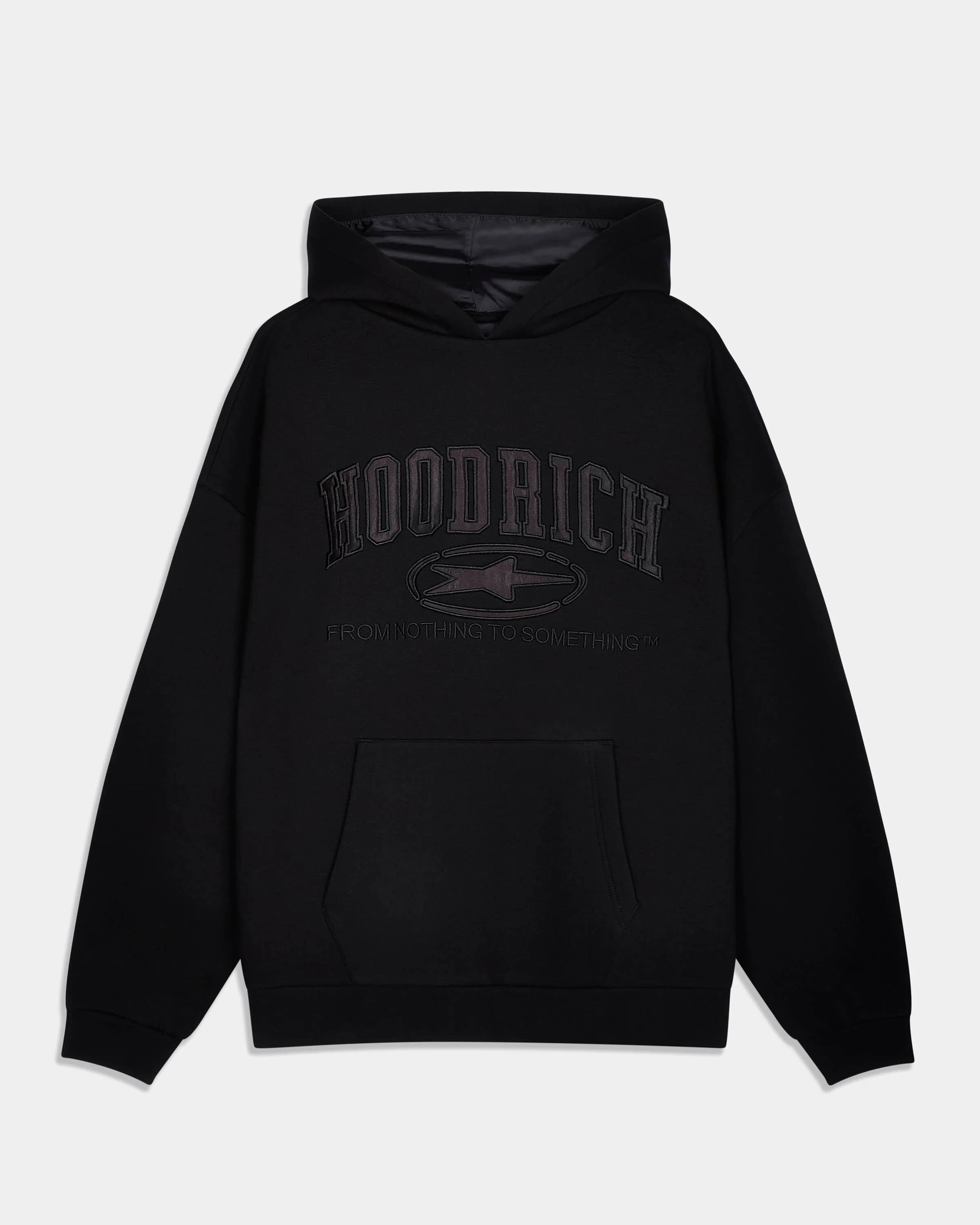Men's Aegis Oversized Hoodie - Black by Hoodrich