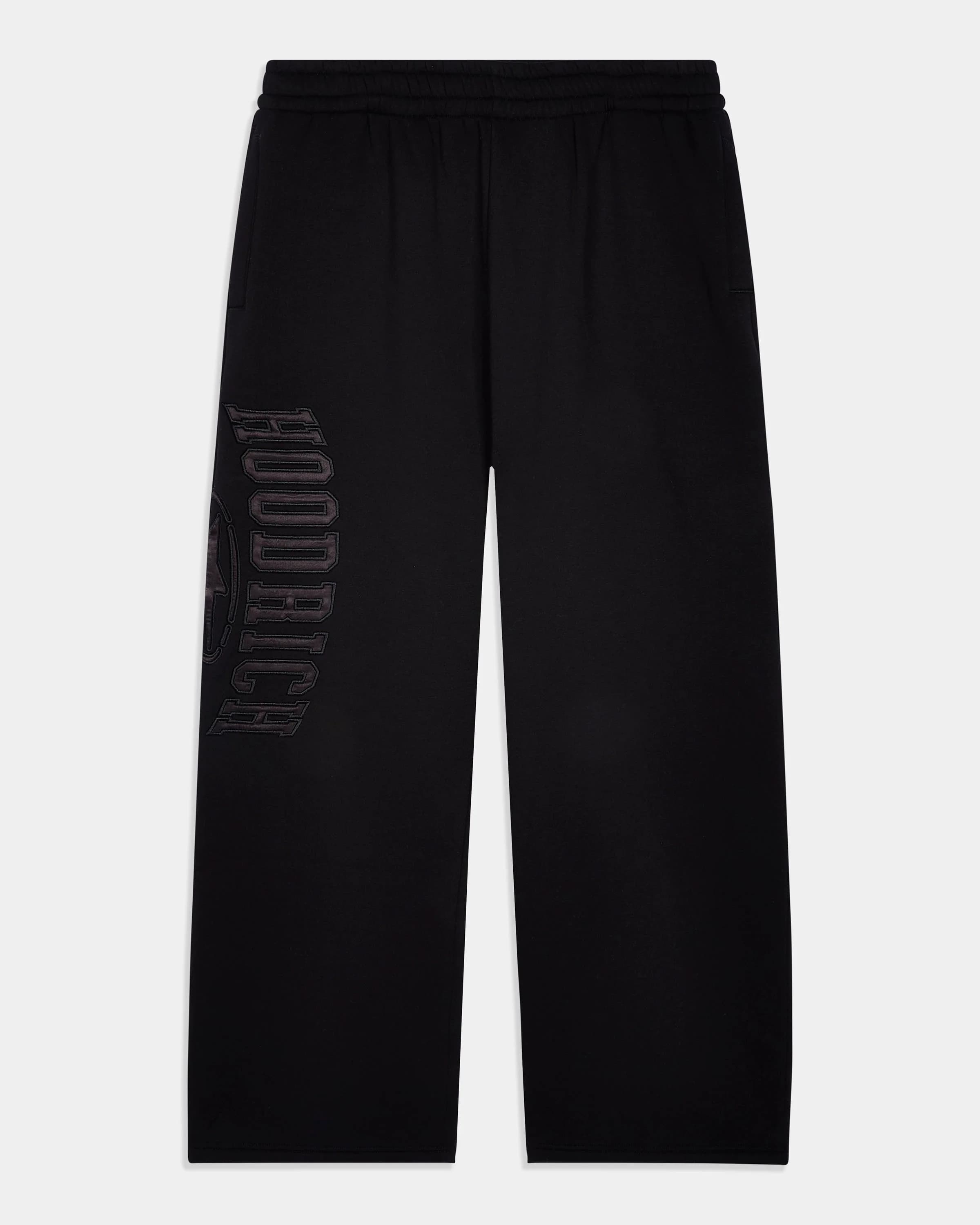 Men's Aegis Wide Leg Jogger - Black by Hoodrich