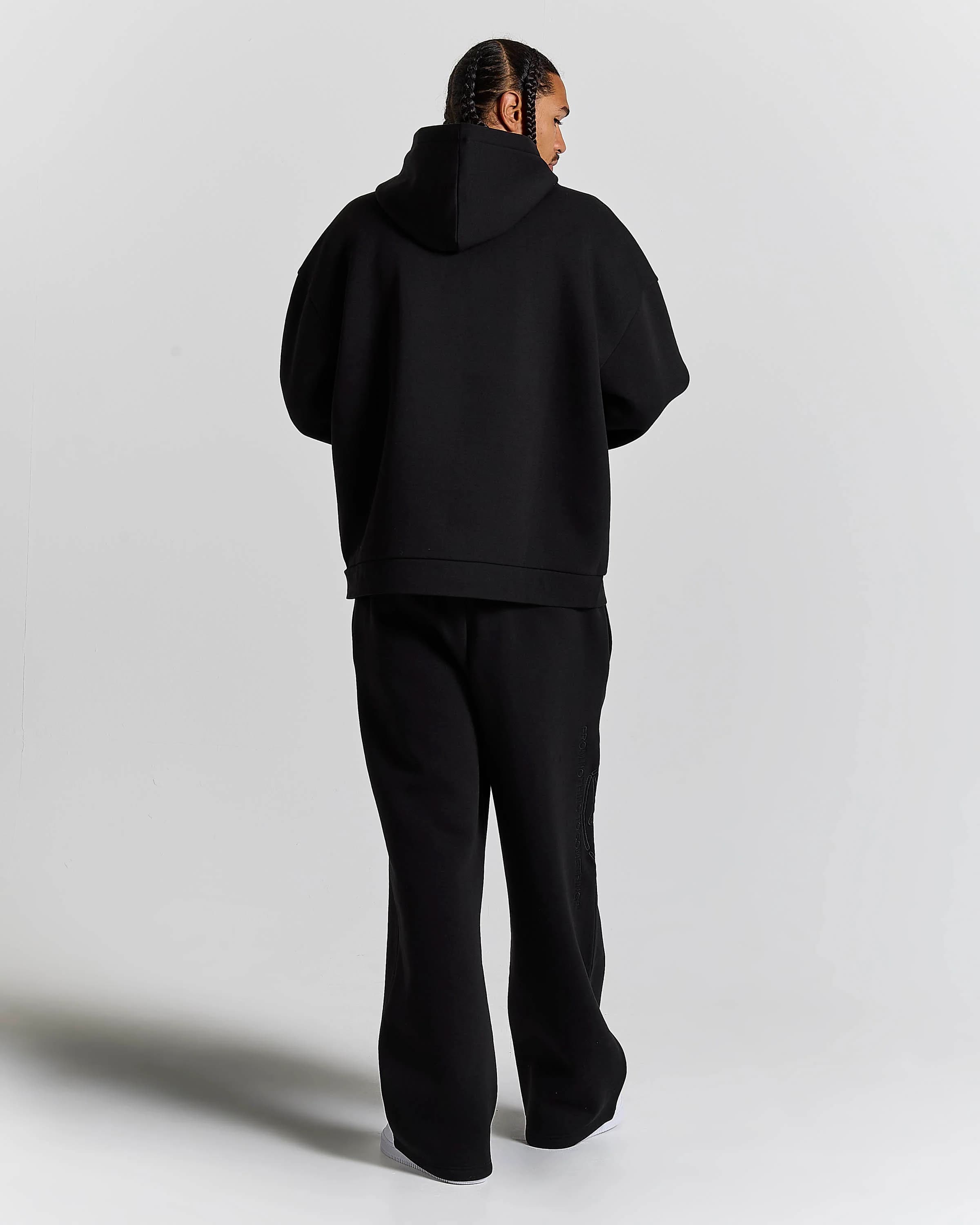 Men's Aegis Wide Leg Jogger - Black 9
