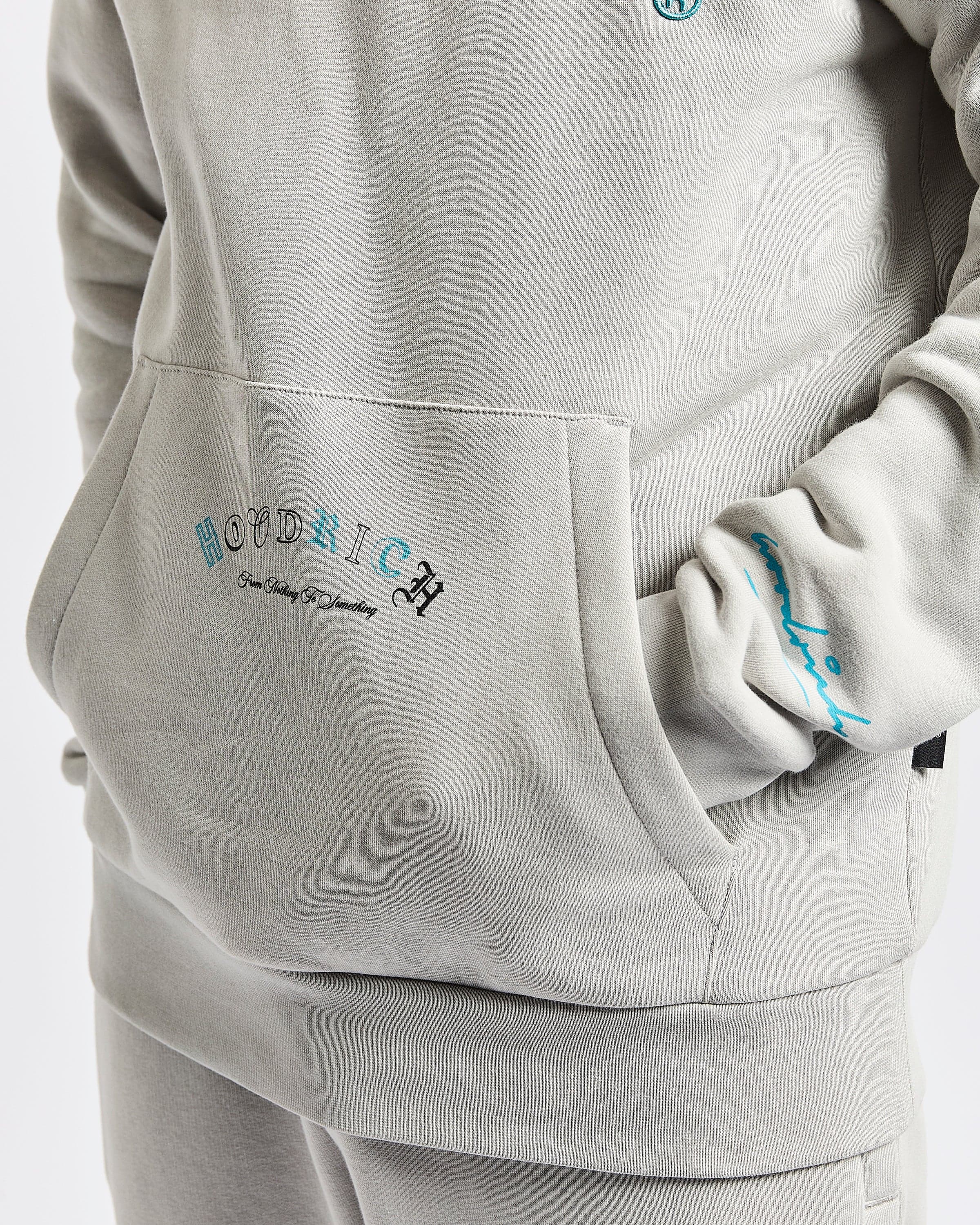 Heat Hoodie - Light Grey/Black/Blue 6