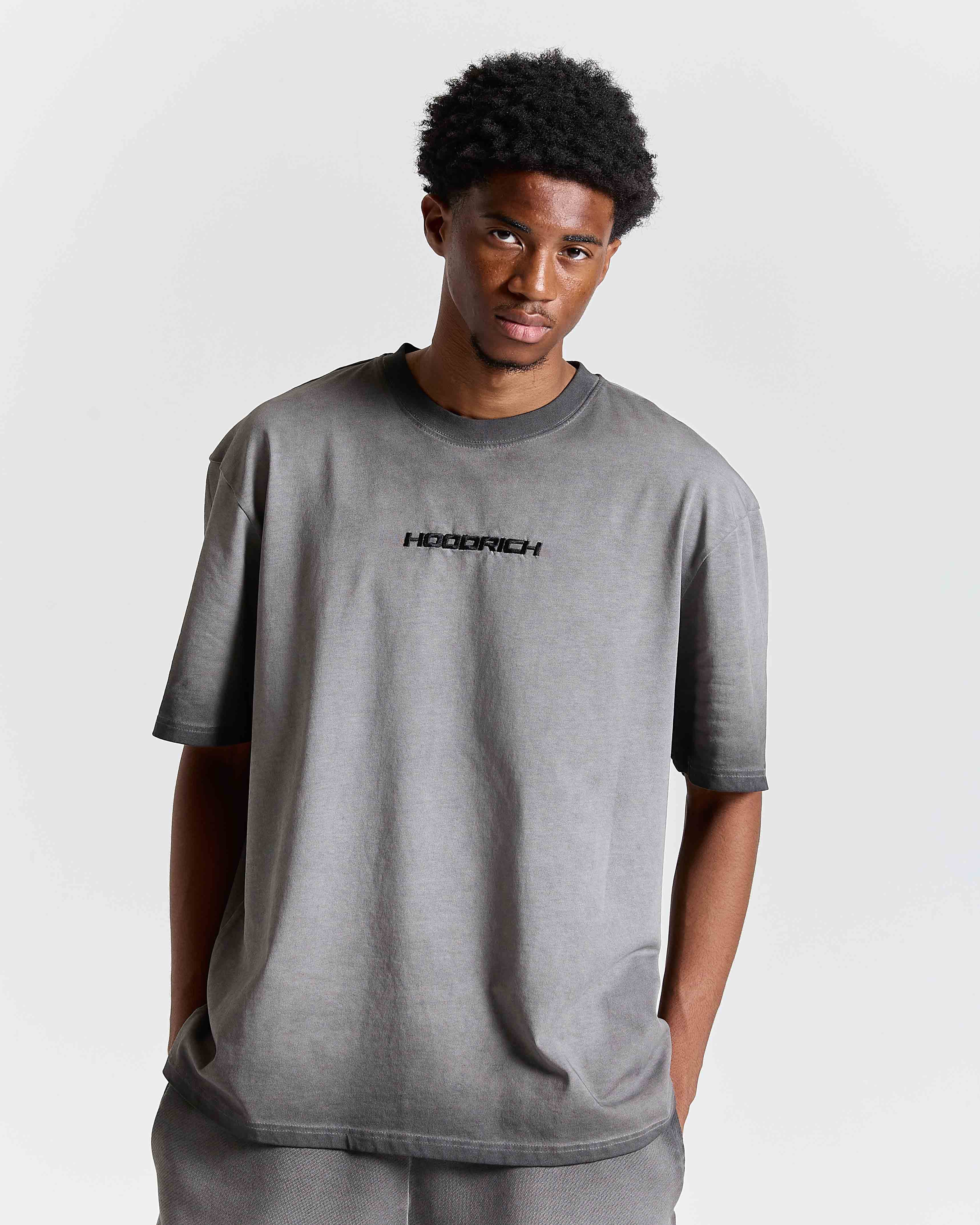 Ghost Oversized T-Shirt - Black Oil Wash 8