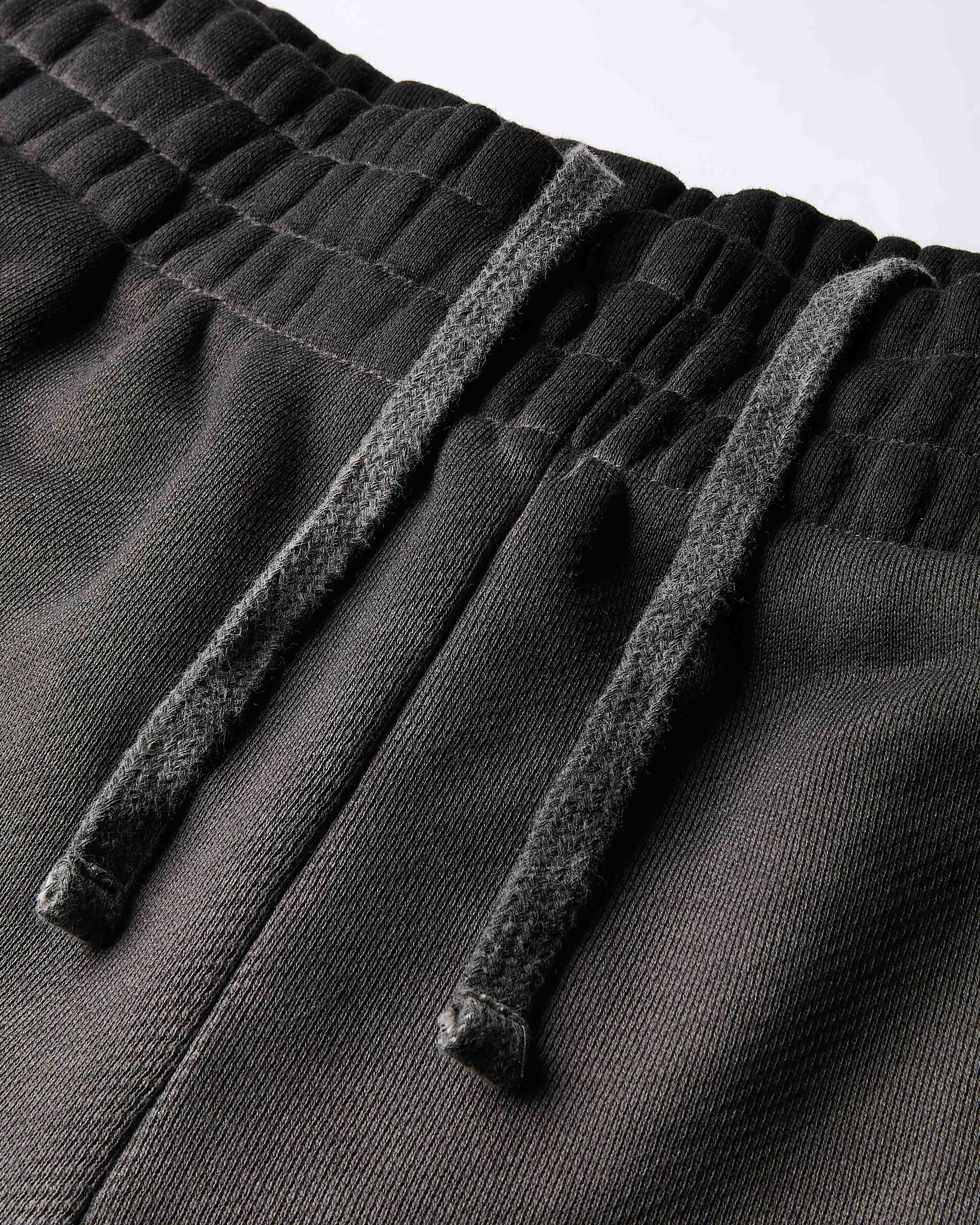 Ghost Jog Shorts - Black Oil Wash by Hoodrich