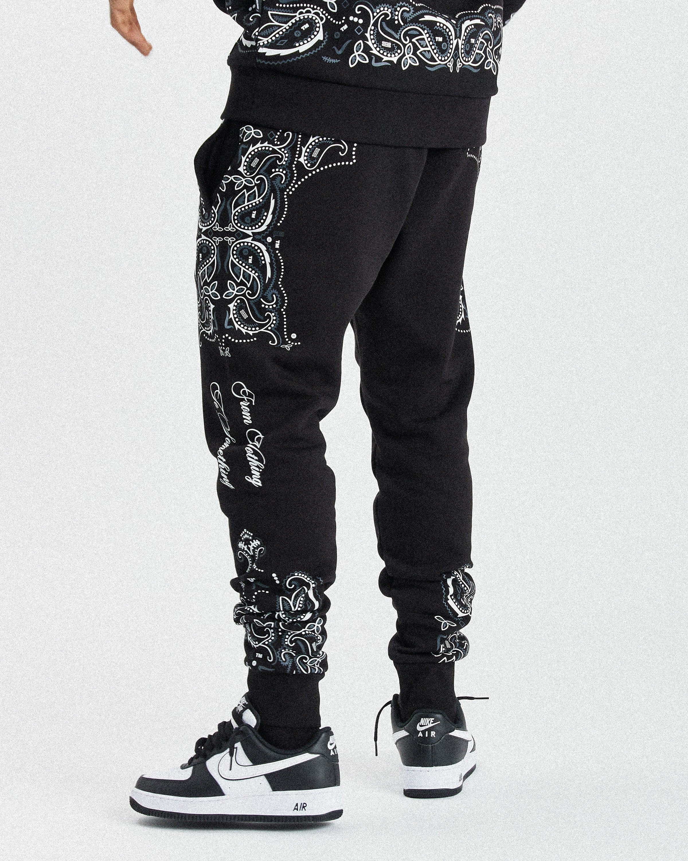 Motif Joggers - Black/White/Grey 6
