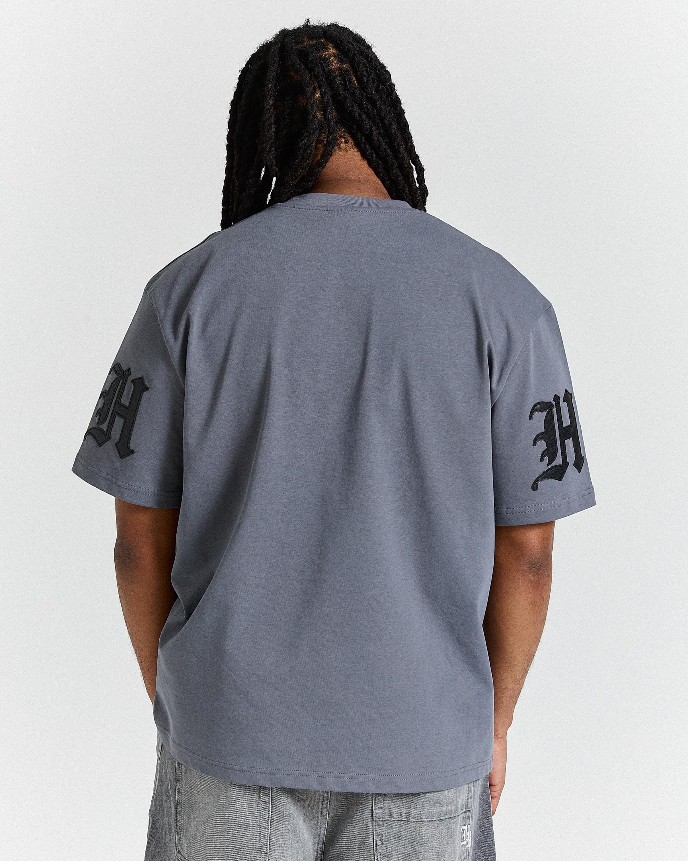 Inkline Oversized T-Shirt - Grey/Black 4