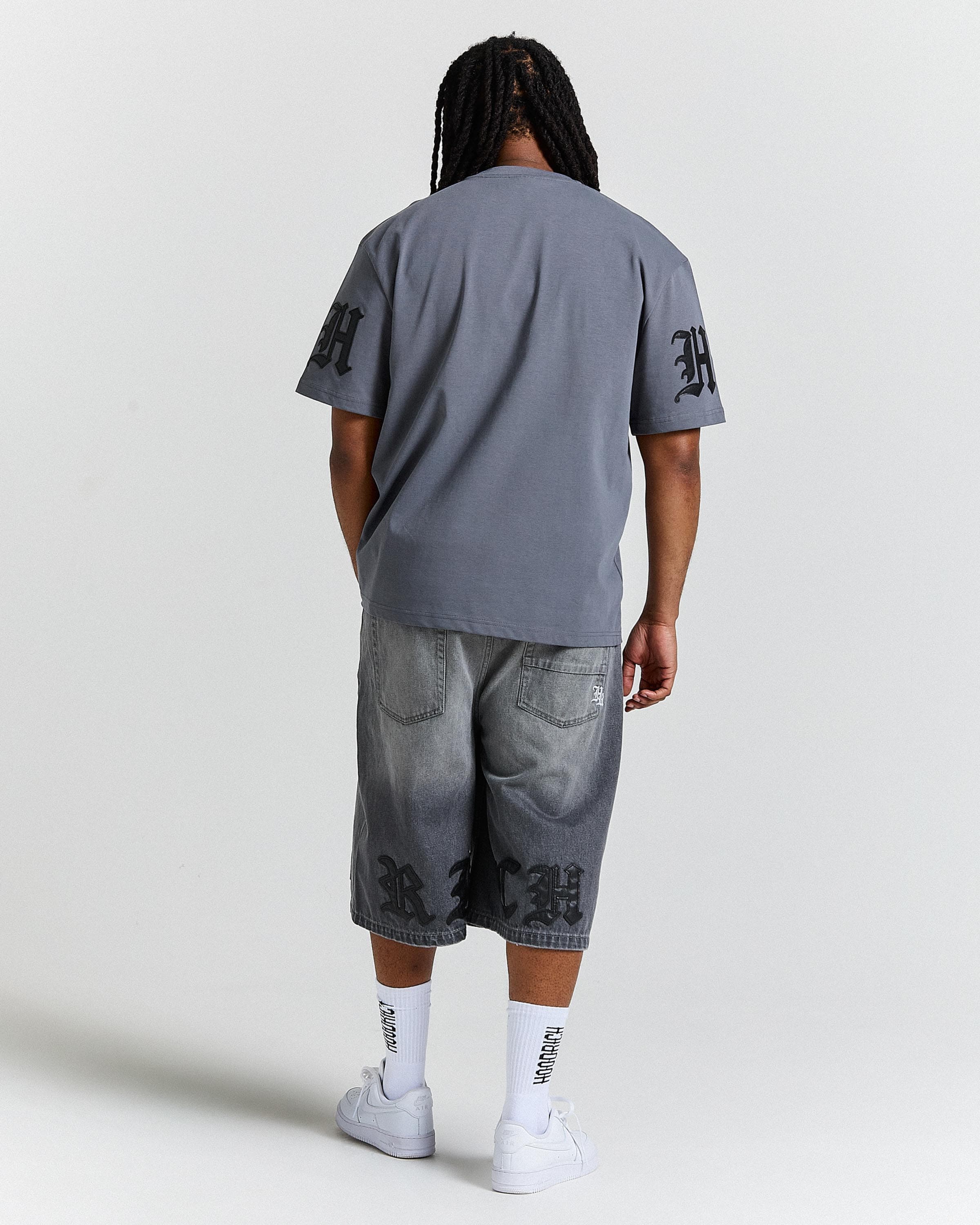 Inkline Oversized T-Shirt - Grey/Black 5