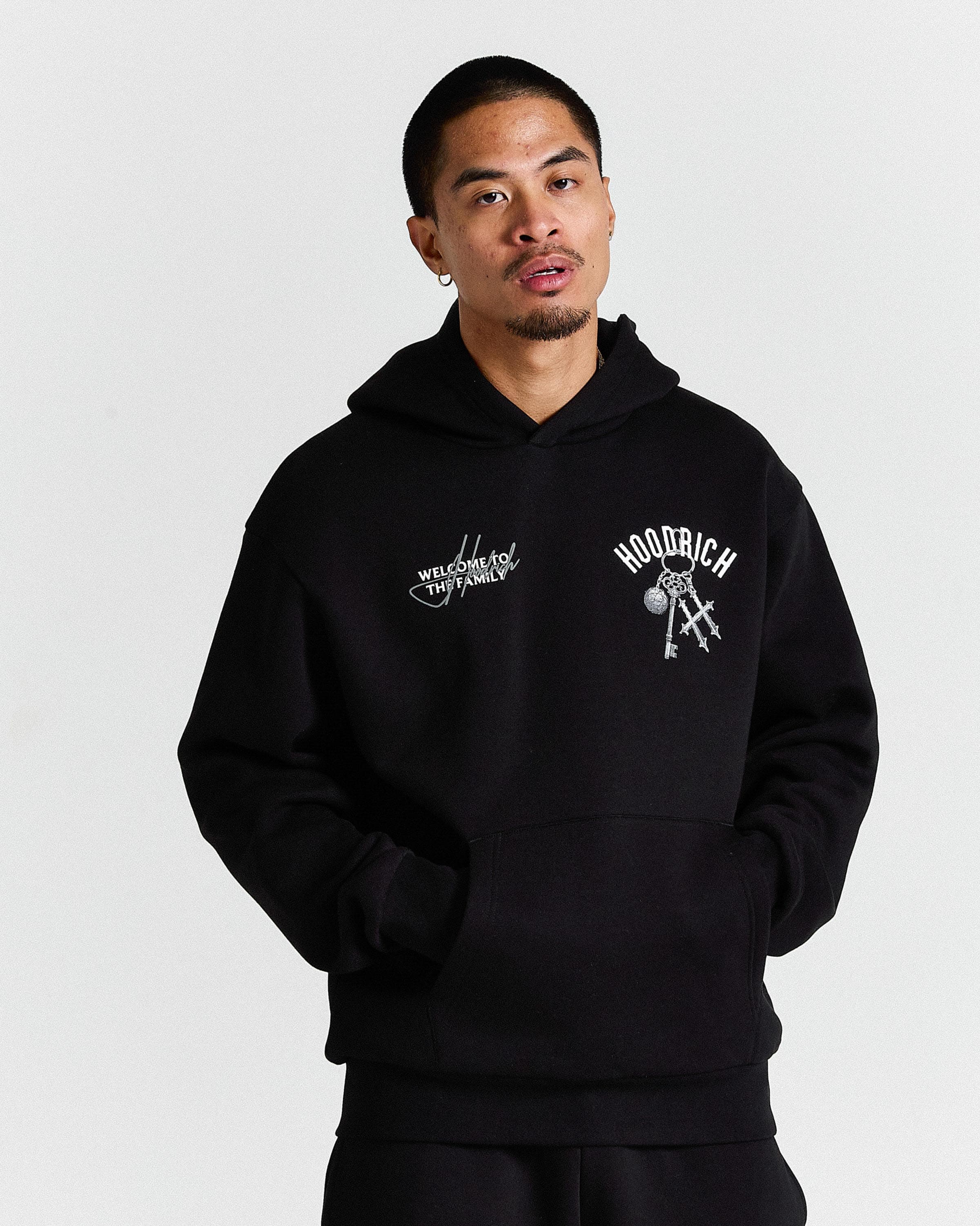 Rite Oversized Hoodie - Black/White 2