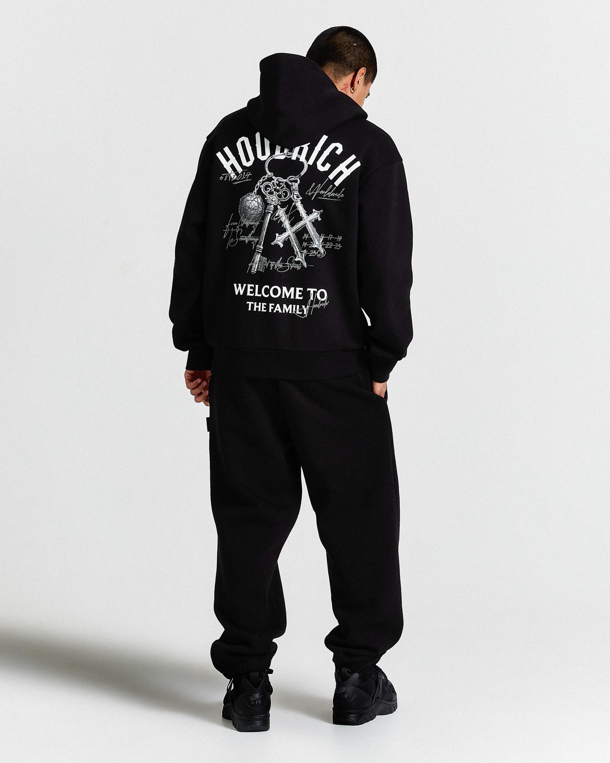 Rite Oversized Hoodie - Black/White 6