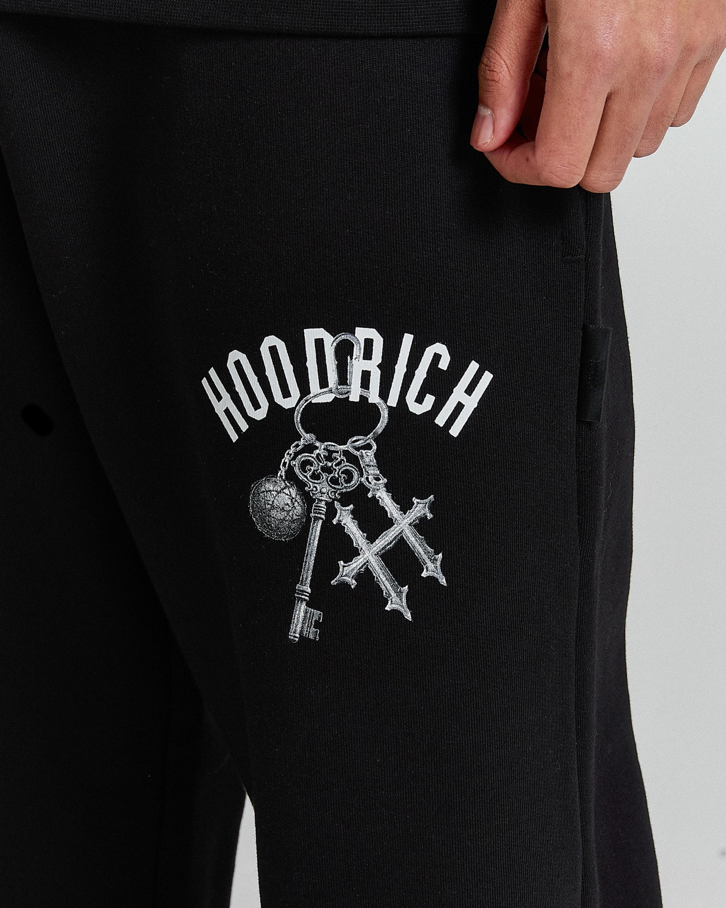 Rite Oversized Cuff Joggers - Black/White 3