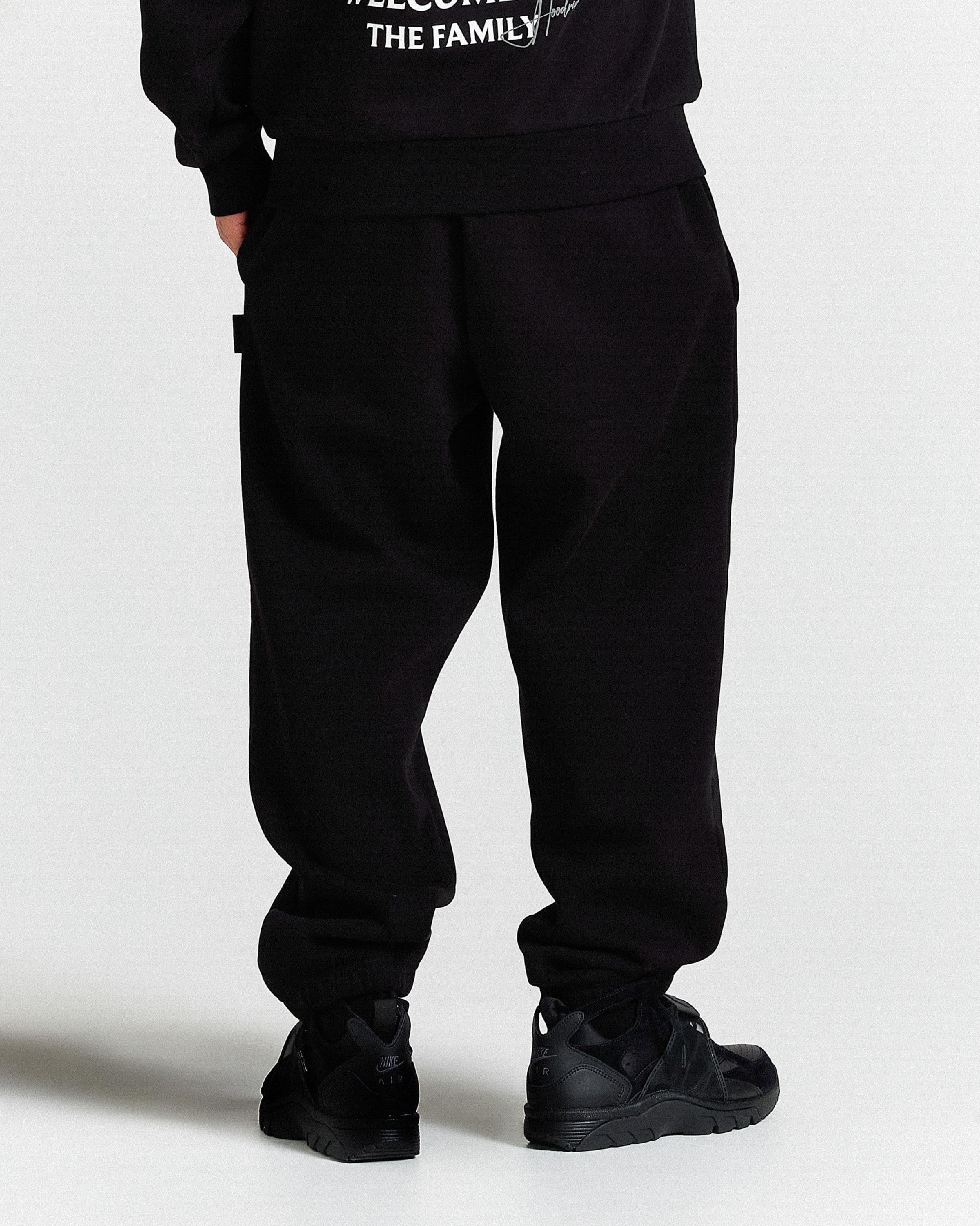 Rite Oversized Cuff Joggers - Black/White 5