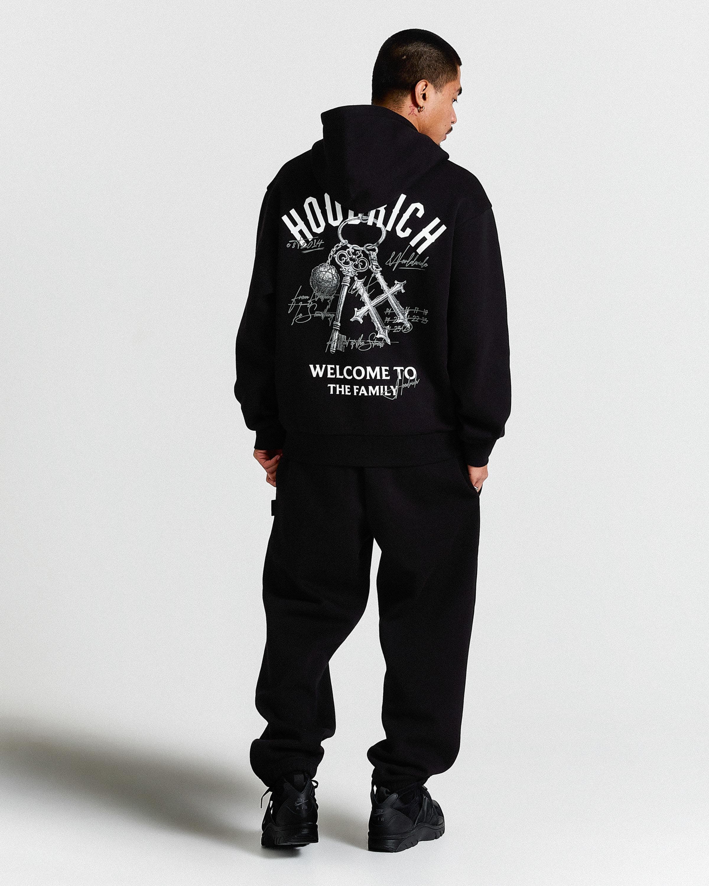 Rite Oversized Cuff Joggers - Black/White 7