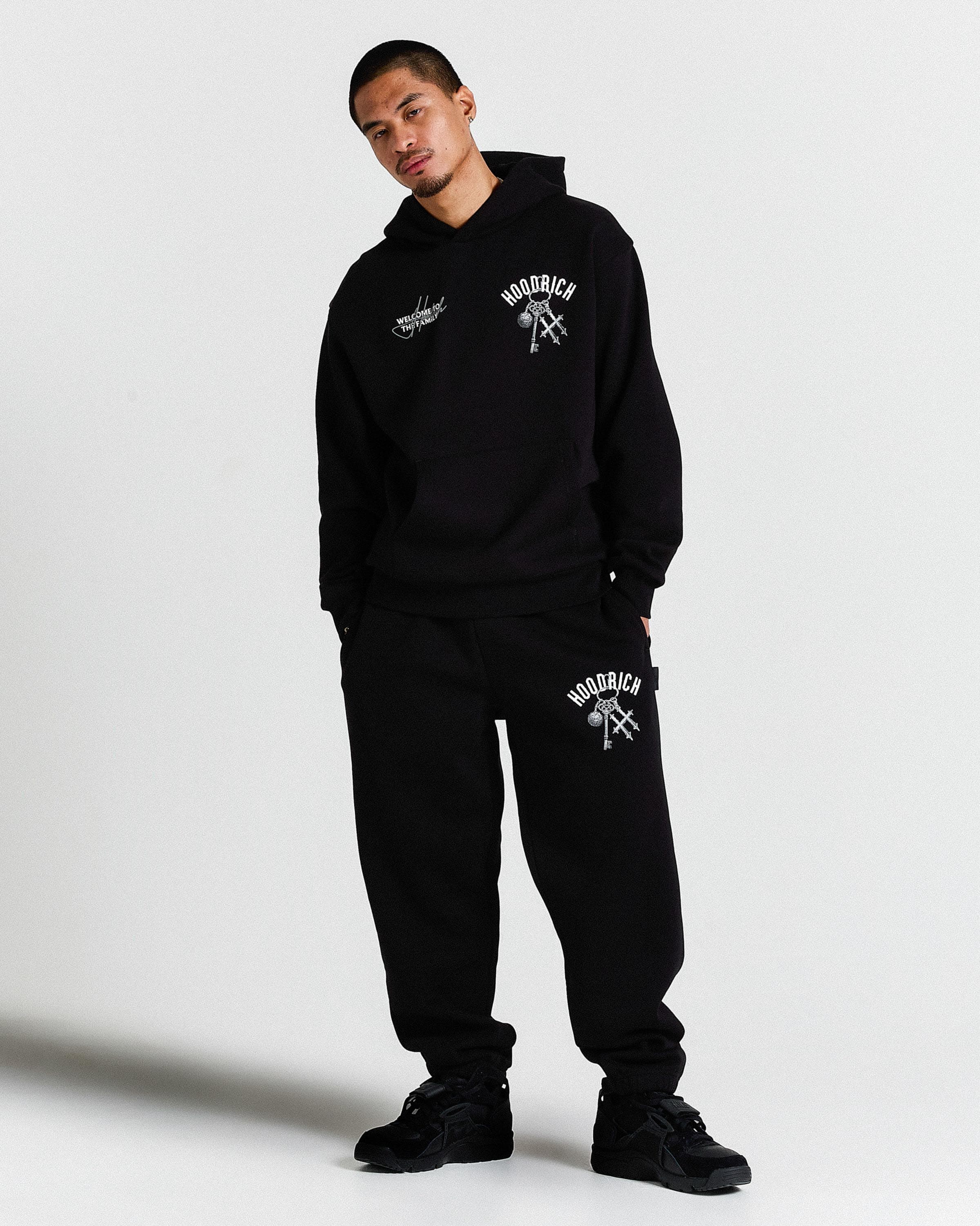 Rite Oversized Cuff Joggers - Black/White 6