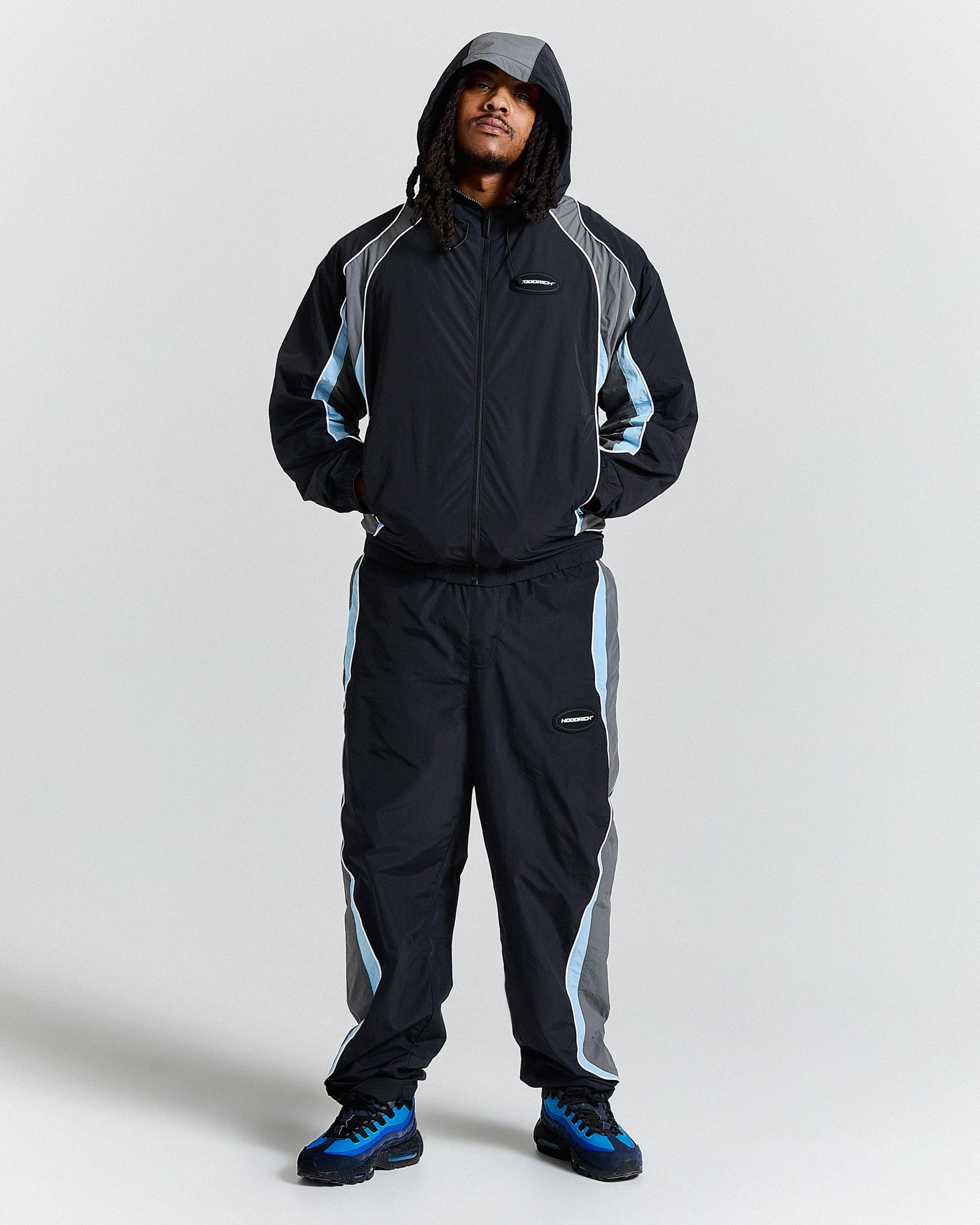 Ryder V2 Woven Jacket - Black/Grey/Blue 3