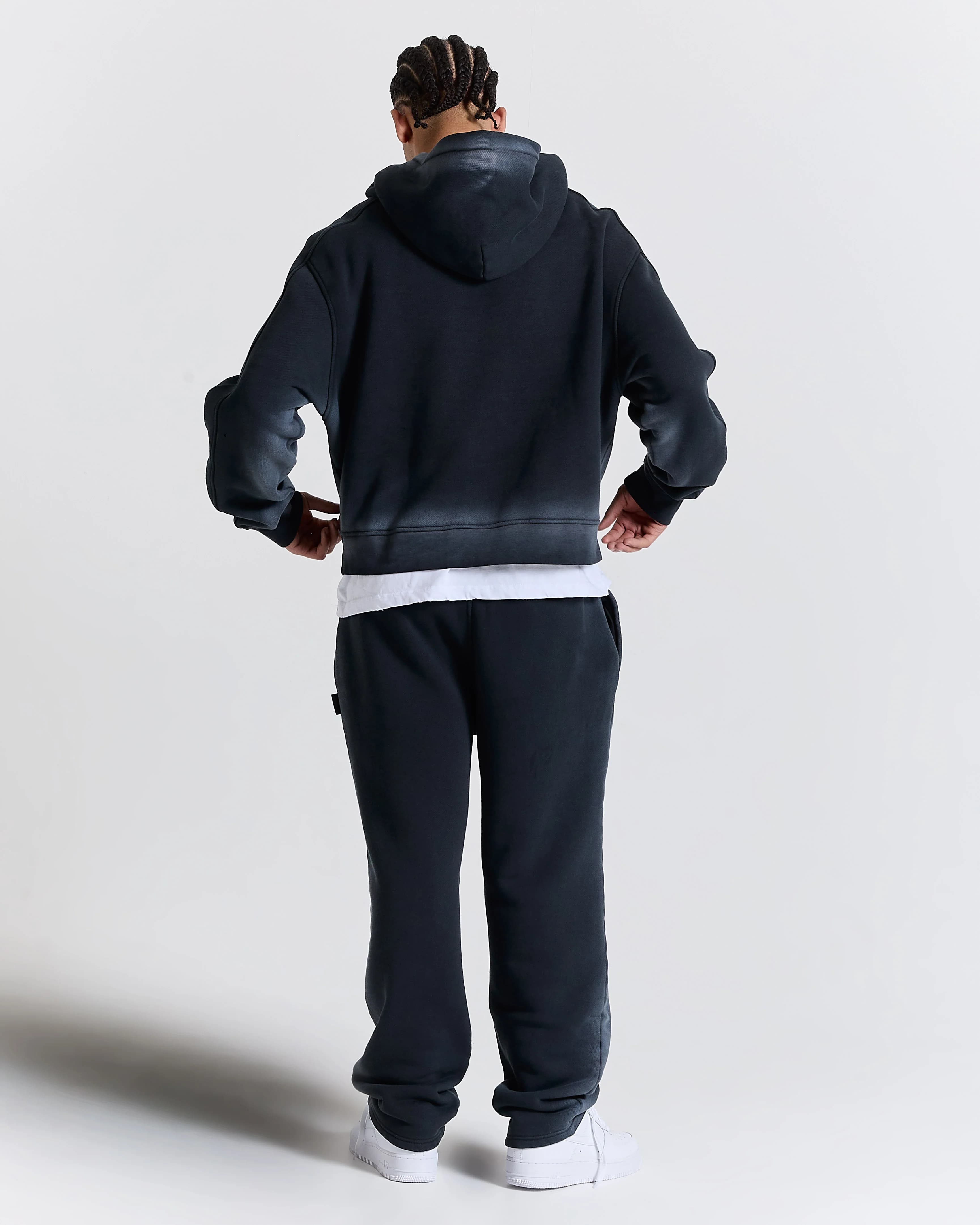 Ghost Boxy Fit Hoodie - Black 8