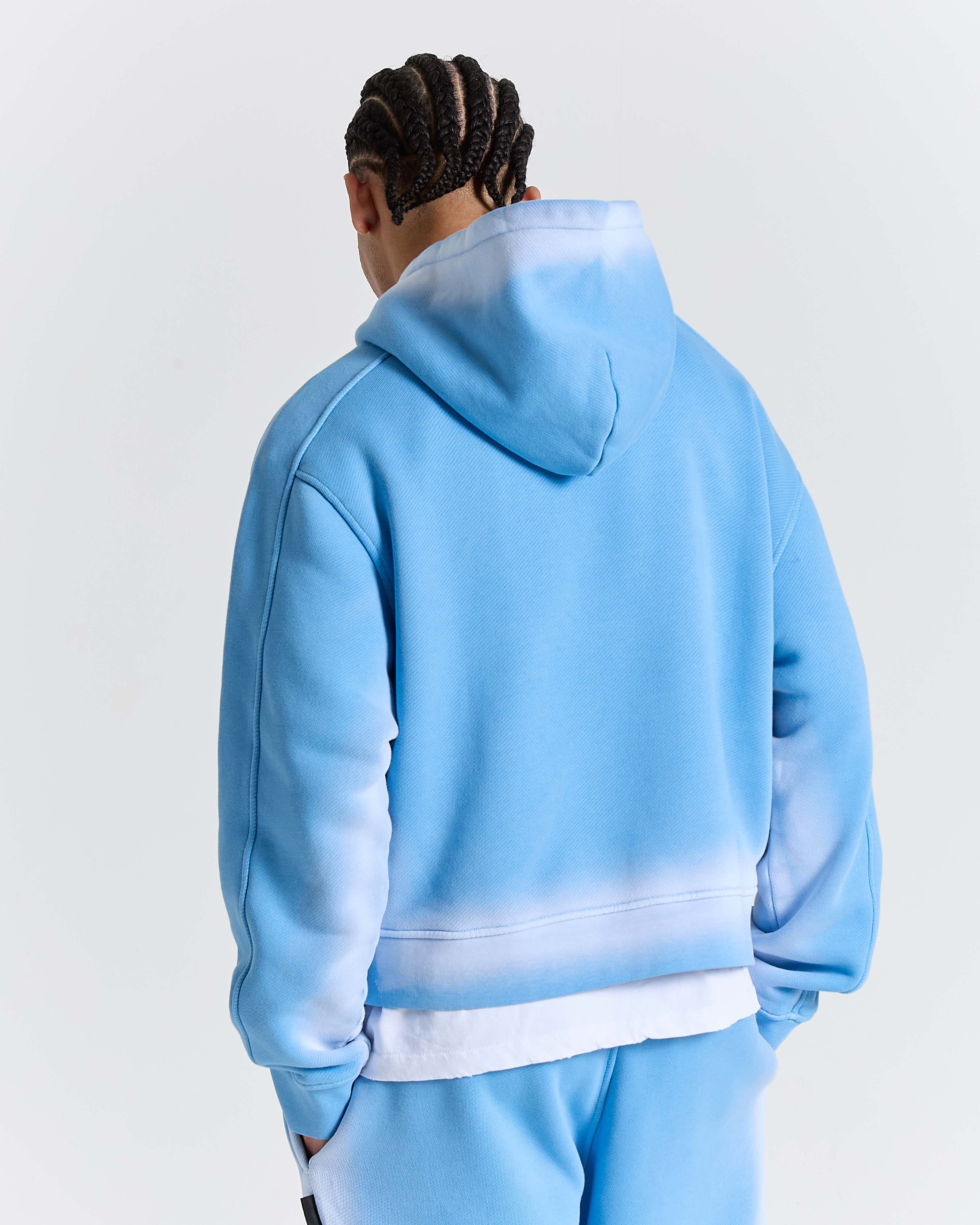 Ghost Boxy Fit Hoodie - Blue 6