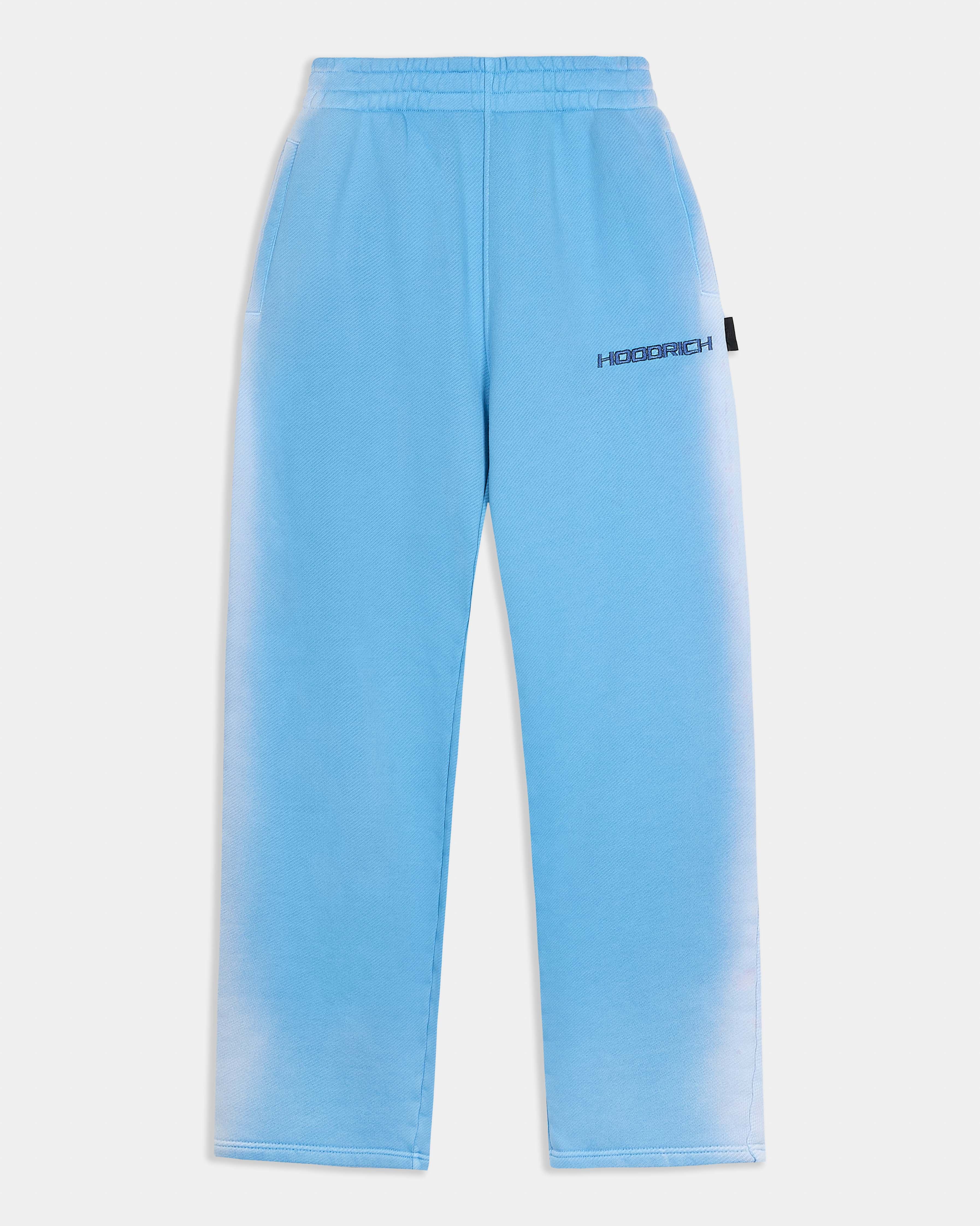 Ghost Wide Leg Jogger - Blue by Hoodrich