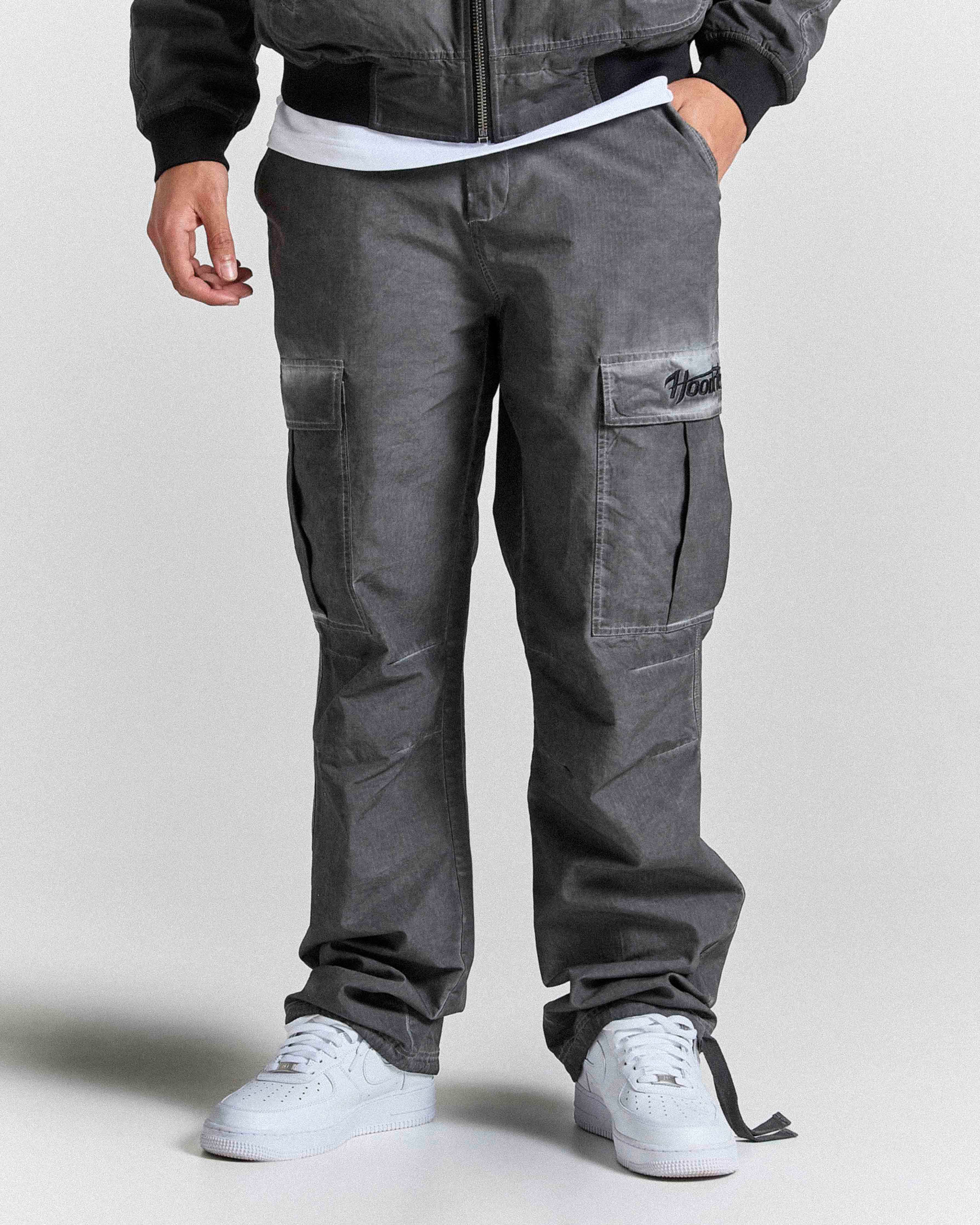 Cast Ripstop Cargo Pants - Washed Black 2