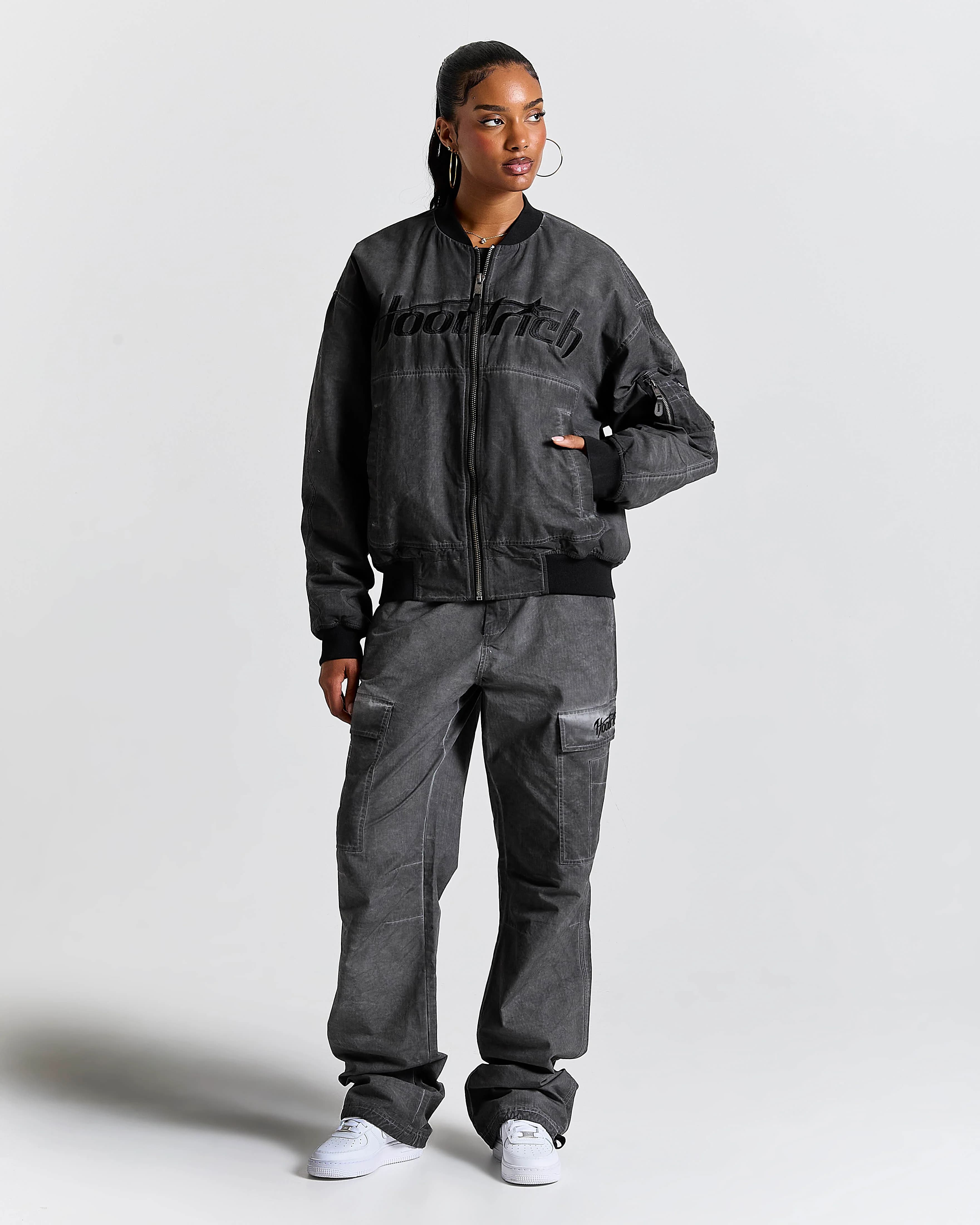 Cast Ripstop Cargo Pants - Washed Black 11