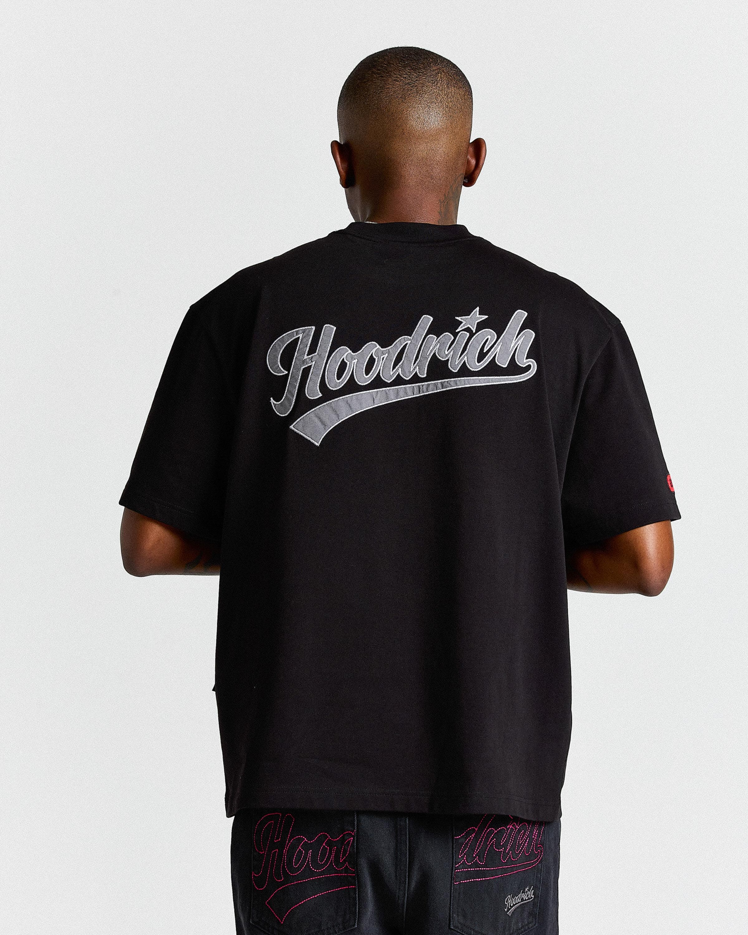Stade Oversized T-Shirt - Black/White by Hoodrich