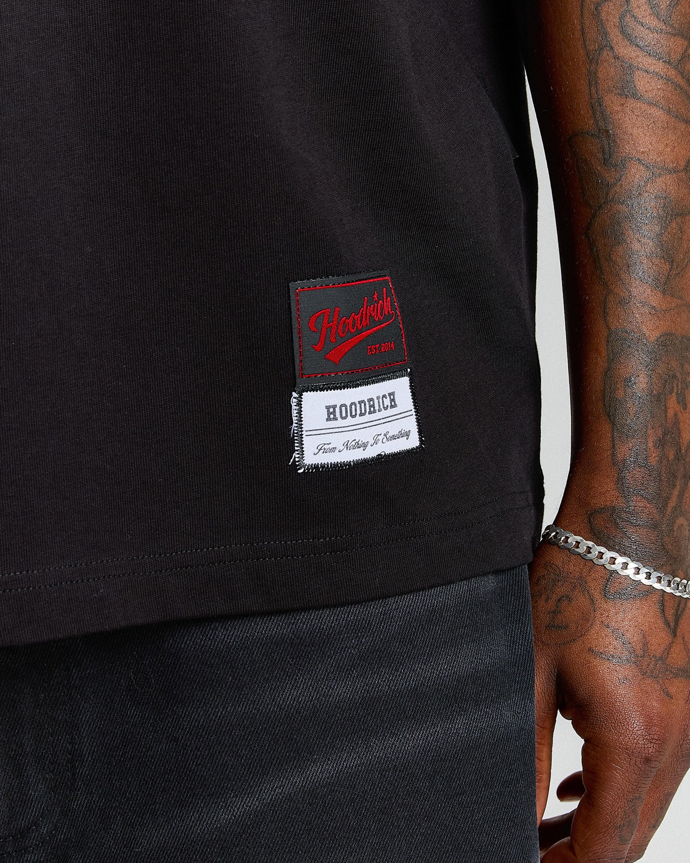 Stade Oversized T-Shirt - Black/White by Hoodrich