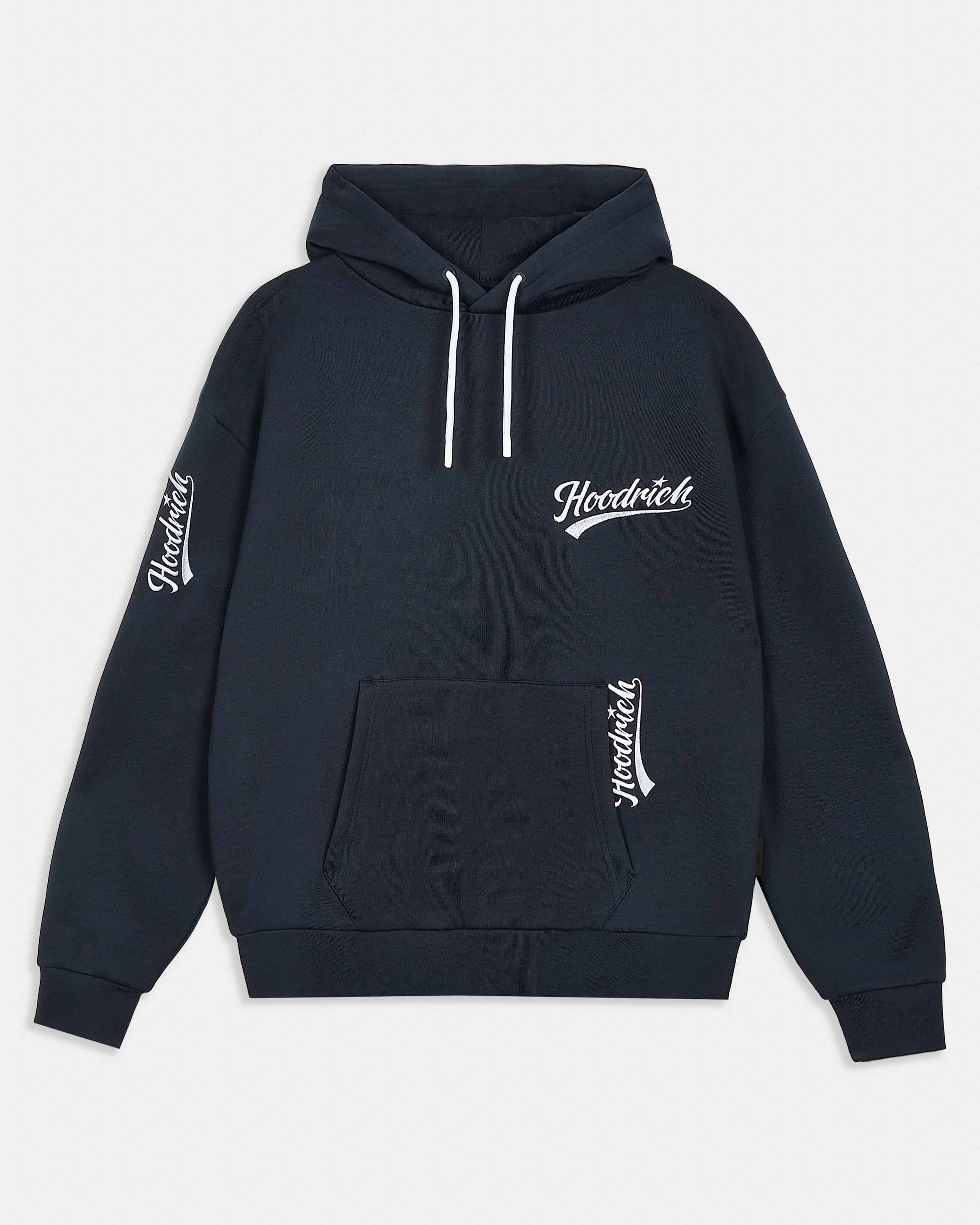 Multi Stade Oversized Hoodie - Navy/White 2