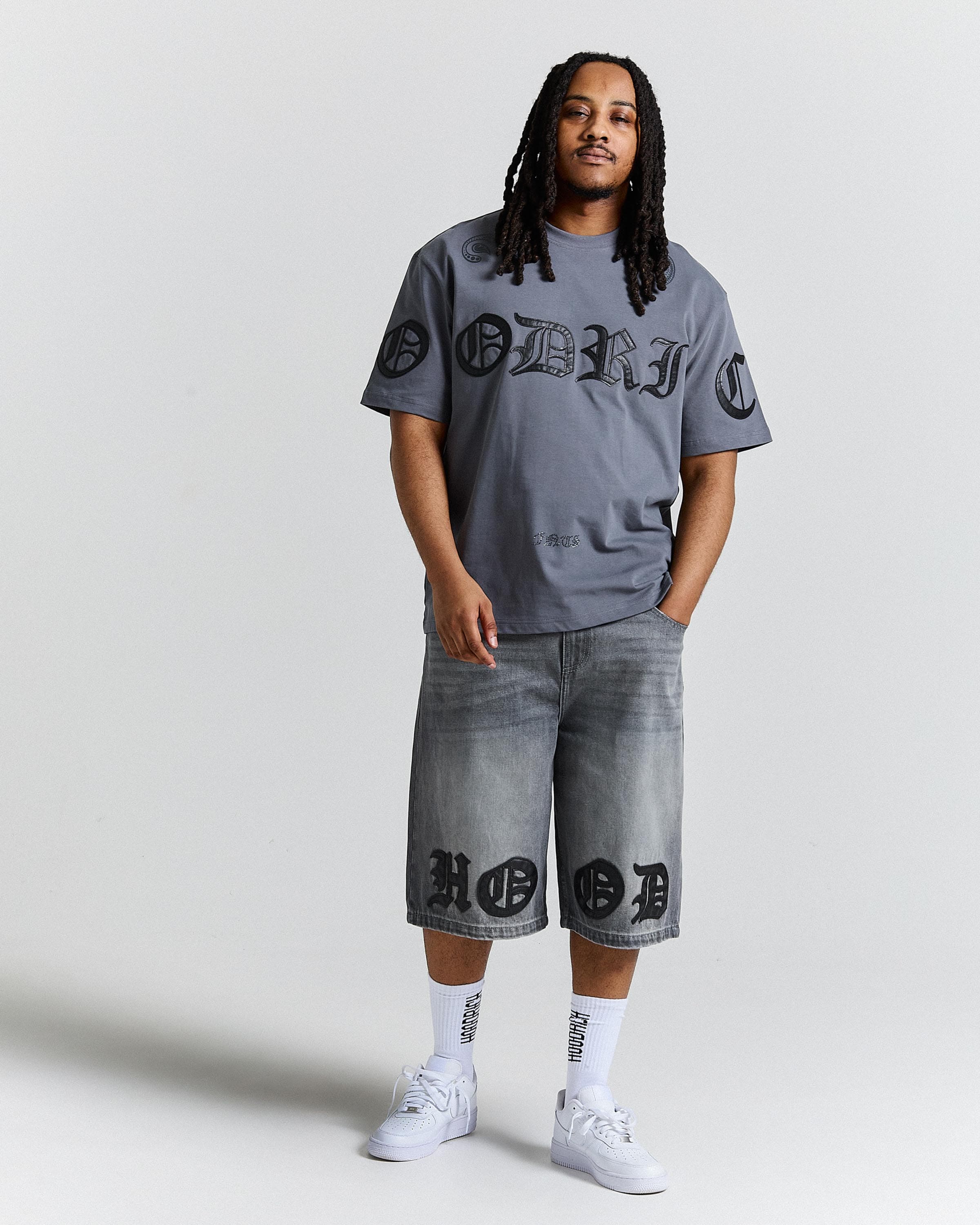 Inkline Denim Jort - Grey Wash 7