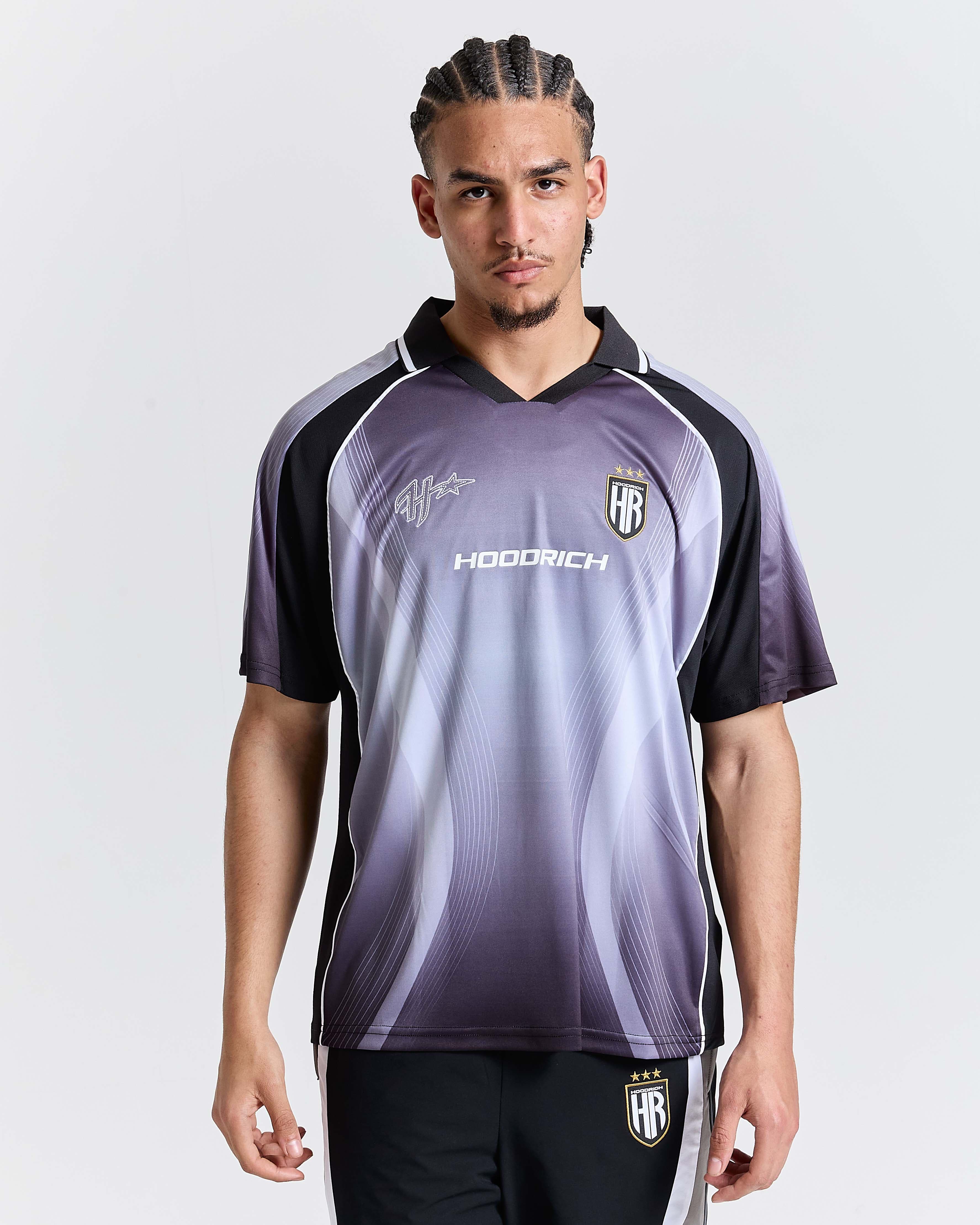 Glide Away Football Kit Shirt - Black 2