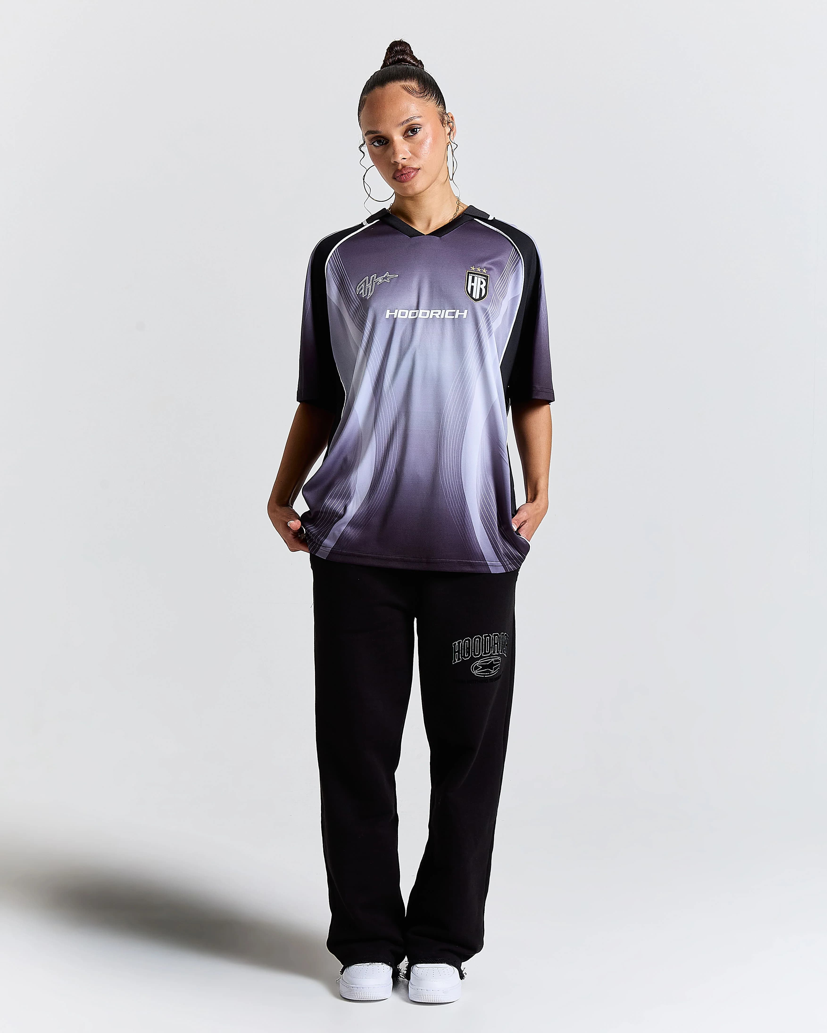 Glide Away Football Kit Shirt - Black 17