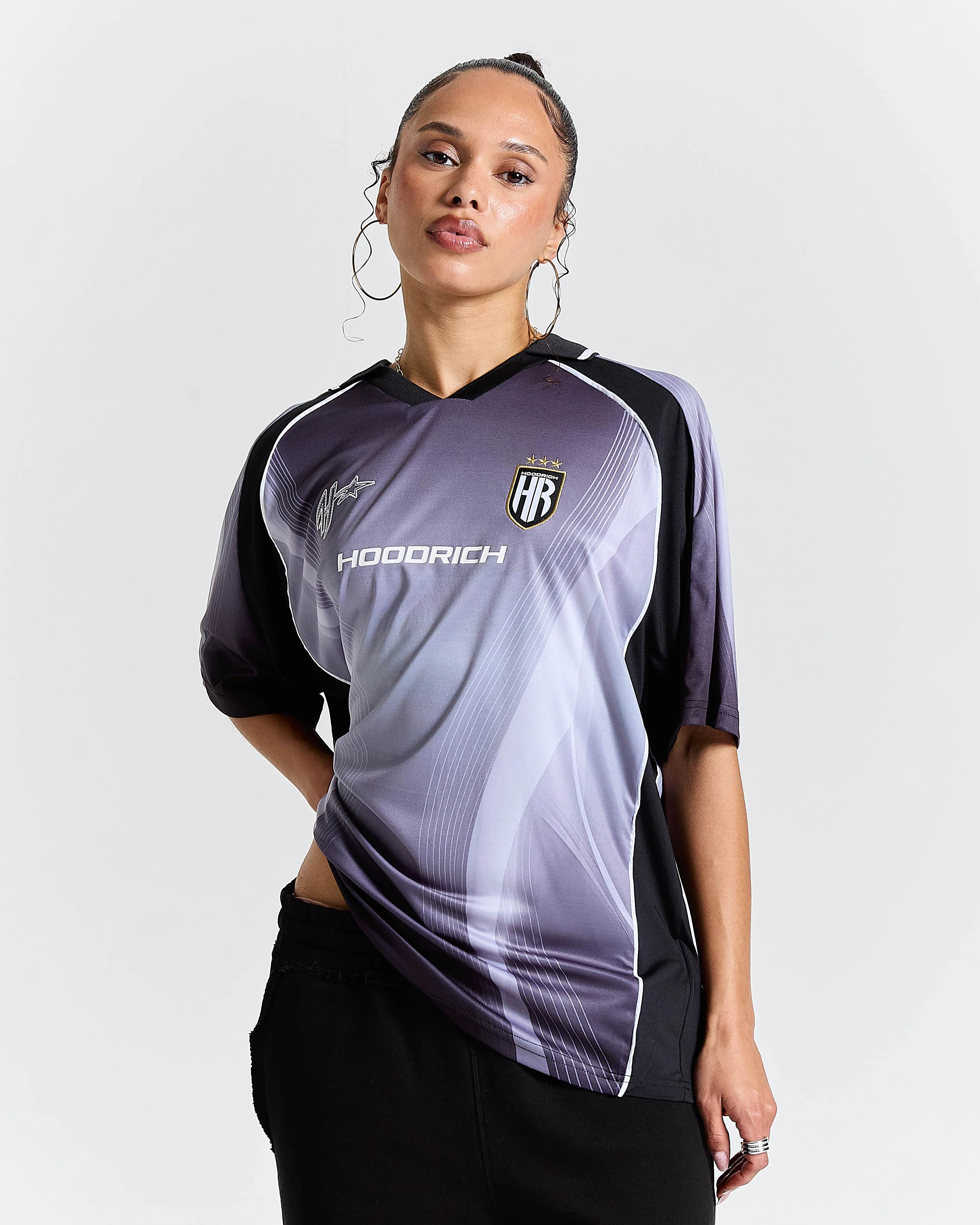 Glide Away Football Kit Shirt - Black 18