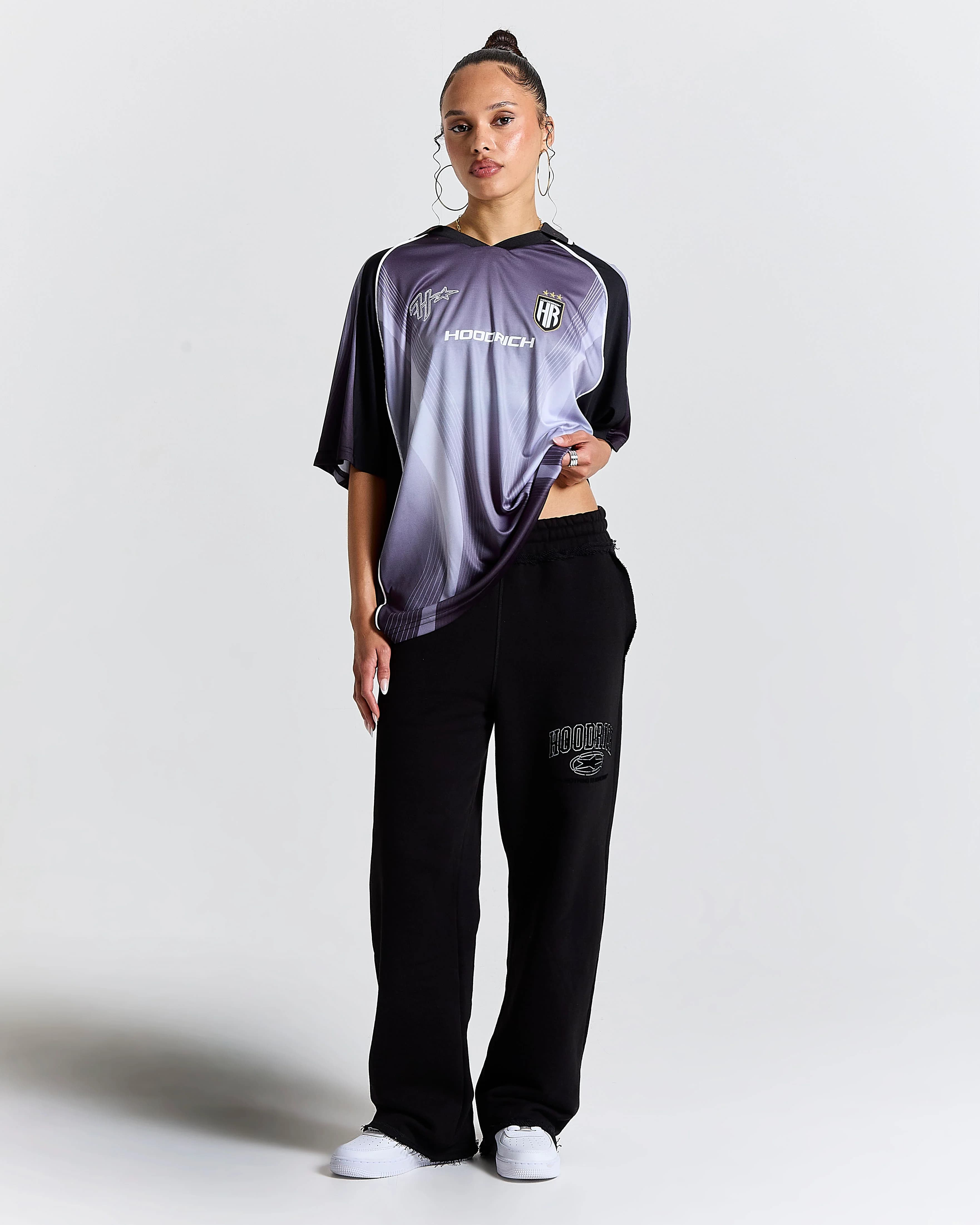 Glide Away Football Kit Shirt - Black 19